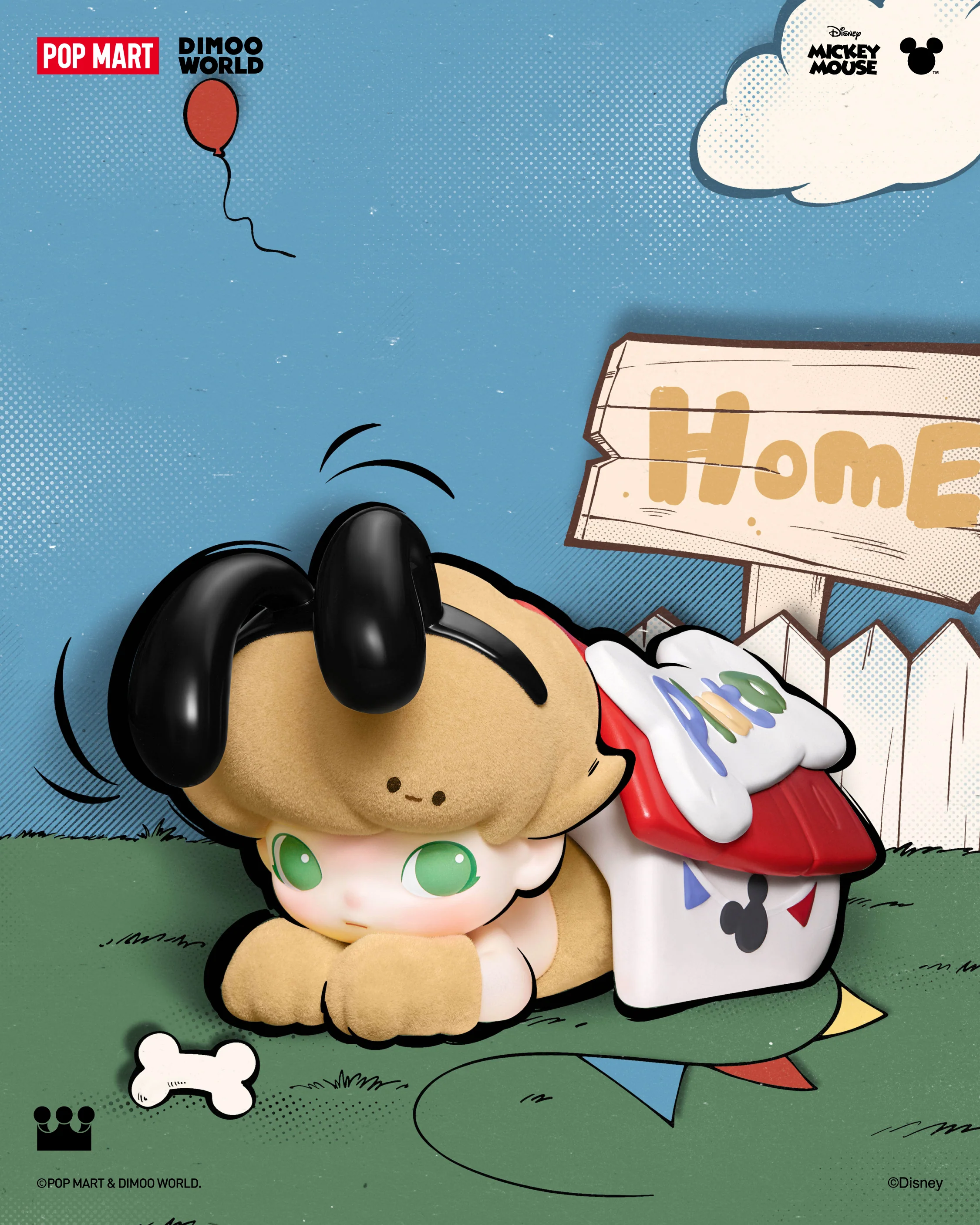POP MART DIMOO WORLD × DISNEY Series Figures