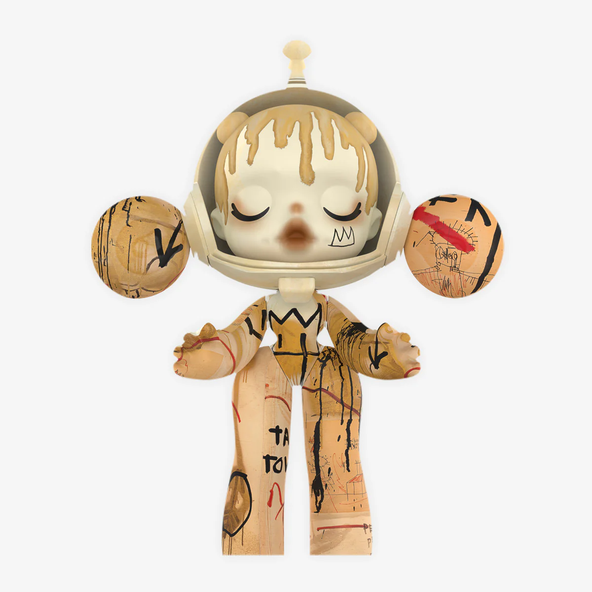 MEGA α SKULLPANDA 400% JEAN-MICHEL BASQUIAT