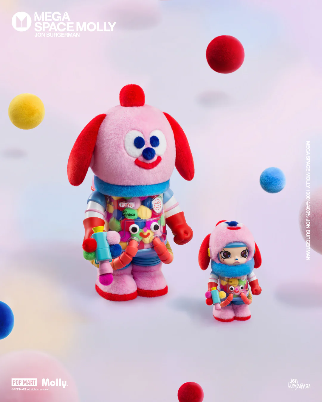 POP MART MEGA SPACE MOLLY 400% Jon Burgerman