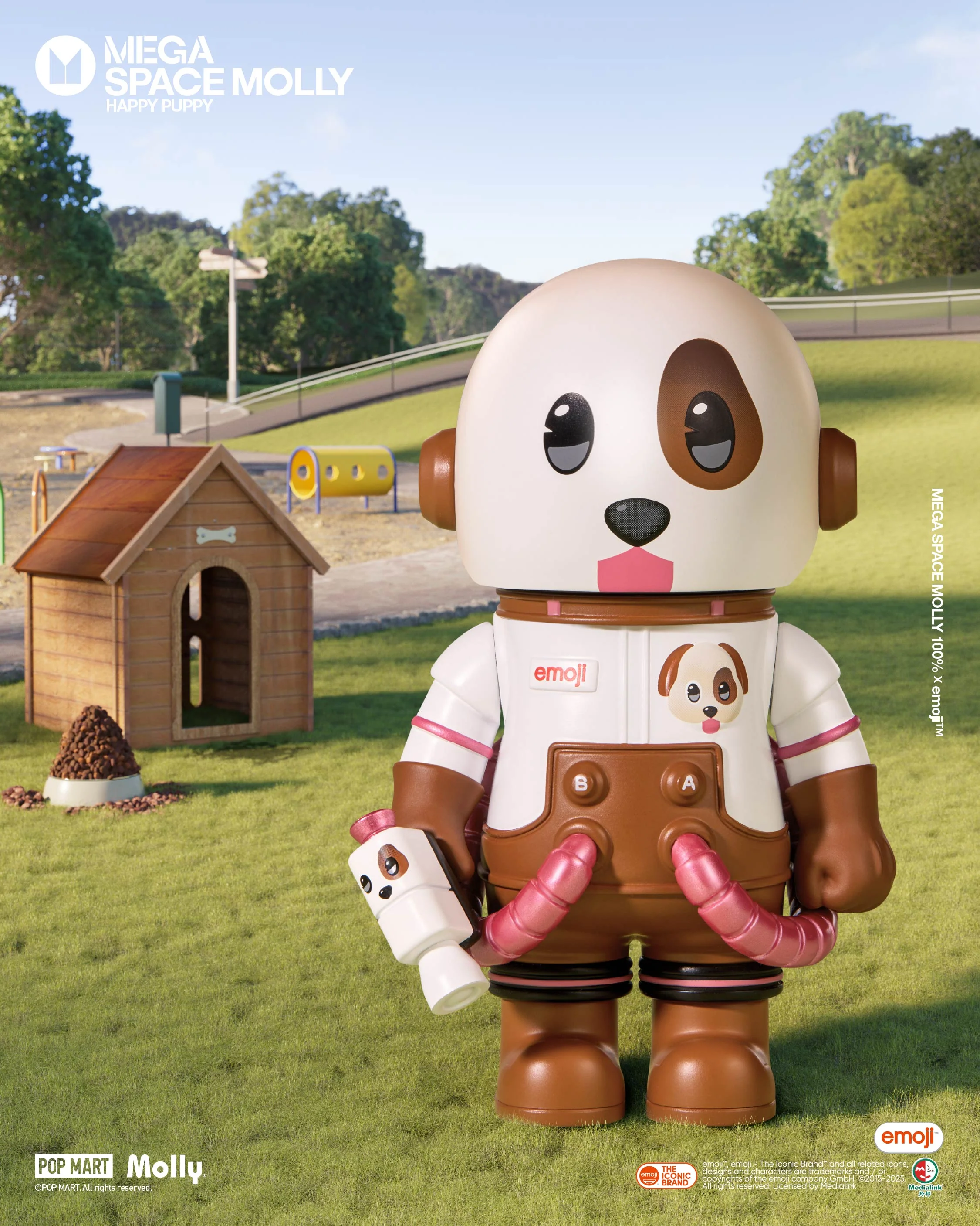 POP MART MEGA SPACE MOLLY 100% × emoji™ Series