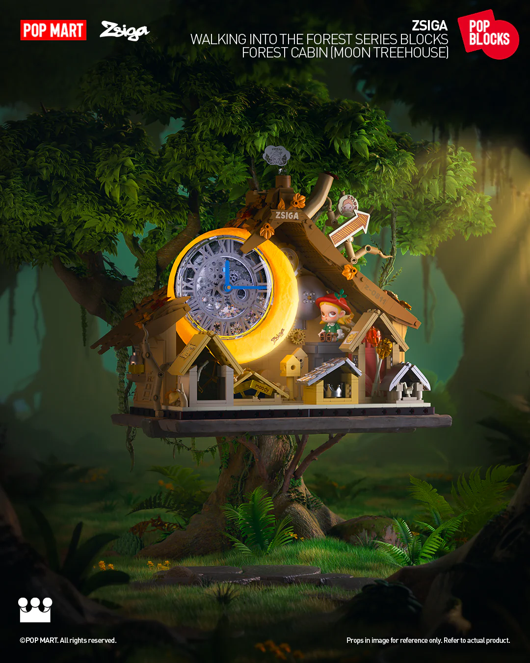 POP MART Zsiga Walking Into The Forest Series Blocks