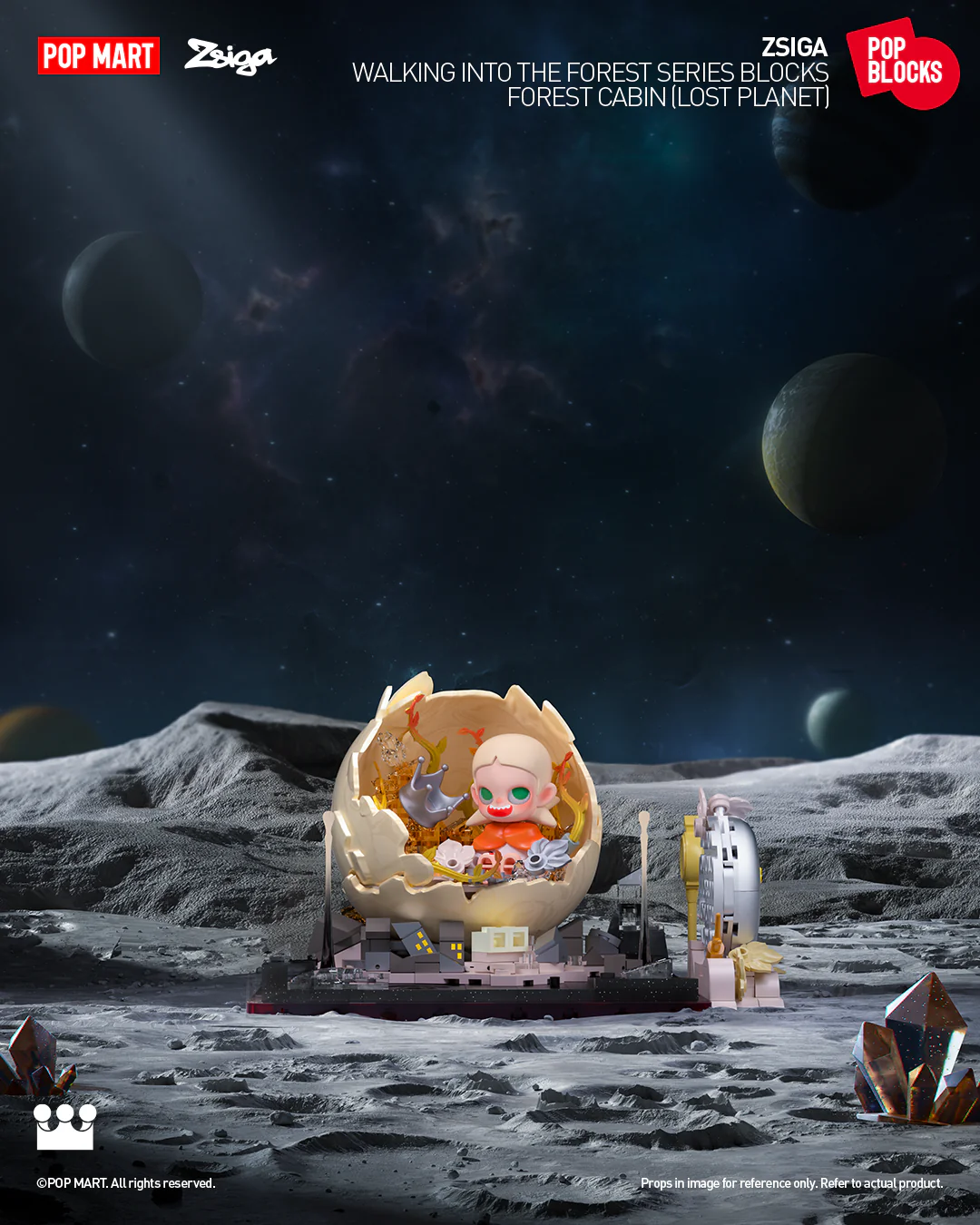 POP MART Zsiga Walking Into The Forest Series Blocks