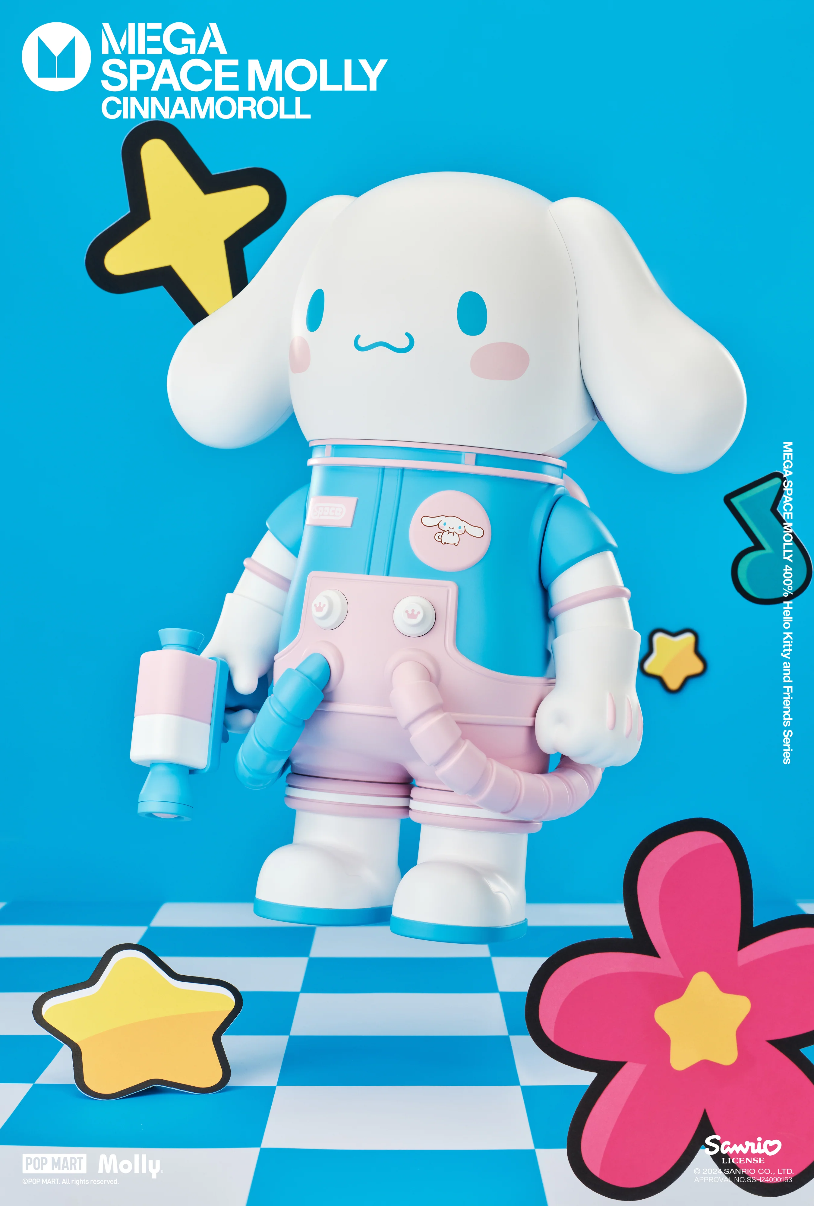 POP MART MEGA SPACE MOLLY 400% Sanrio Characters Series