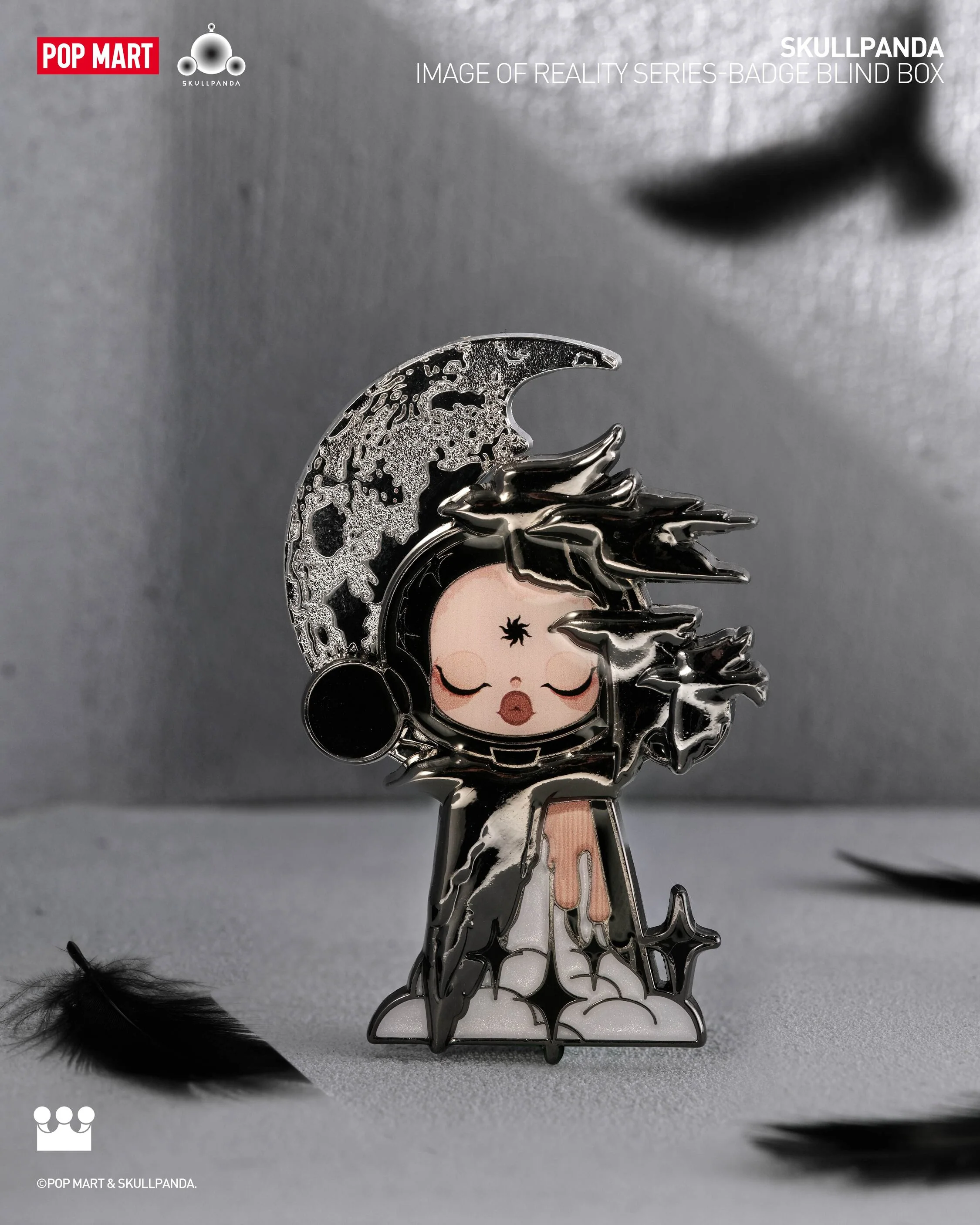 POP MART SKULLPANDA Image Of Reality Series-Badge Blind Box