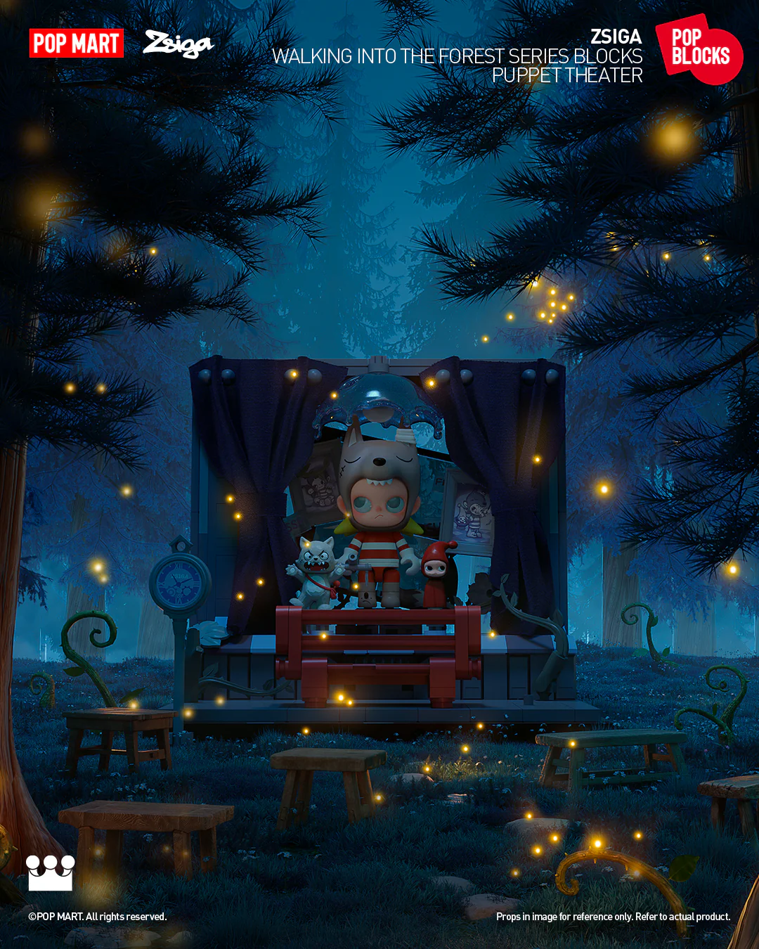 POP MART Zsiga Walking Into The Forest Series Blocks