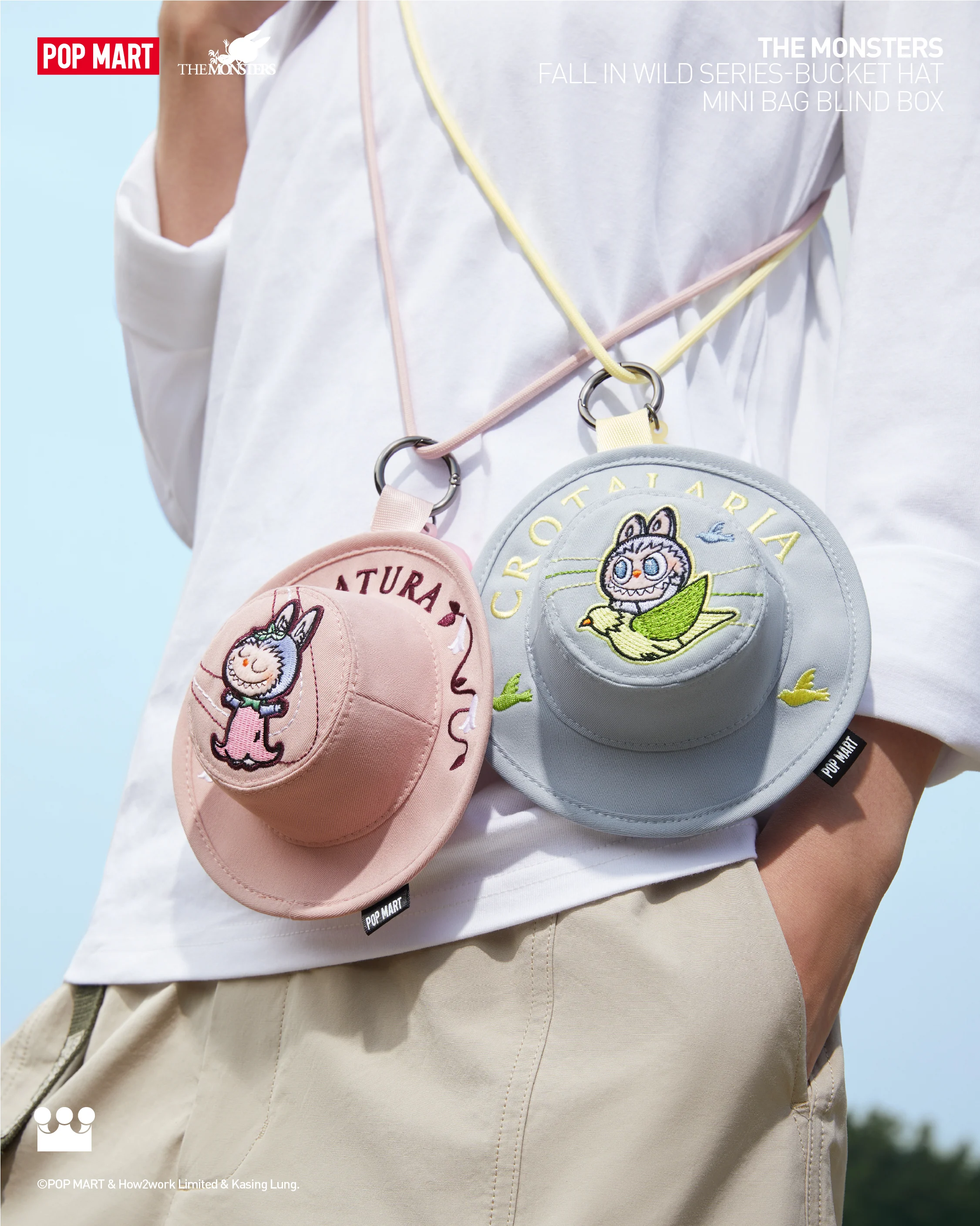 POP MART The Monsters Fall In Wild Series - Bucket Hat Mini Bag Blind Box