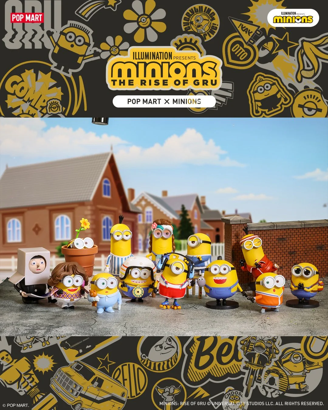 POP MART Minions The Rise of Gru Series