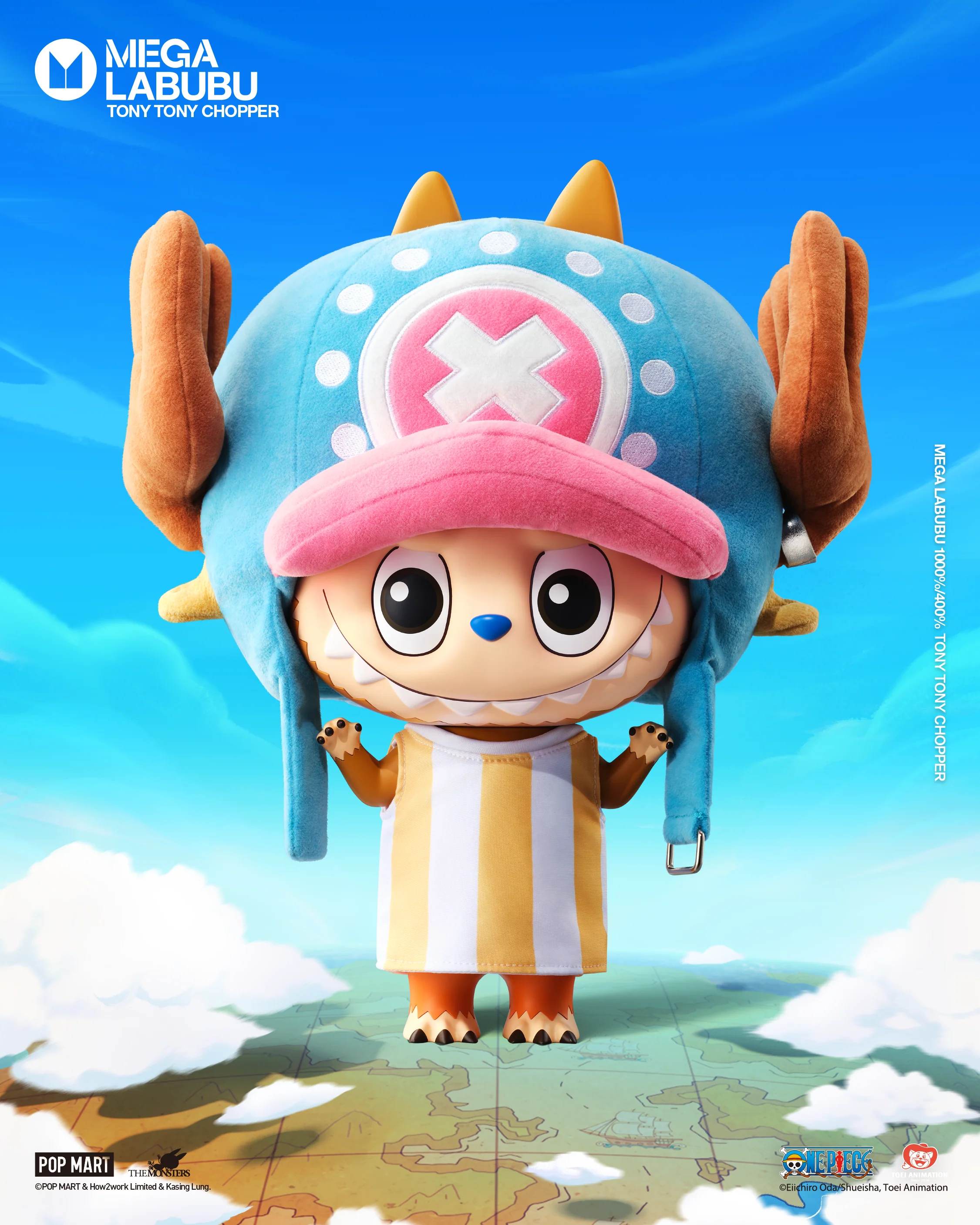 POP MART MEGA LABUBU 1000% TONY TONY CHOPPER
