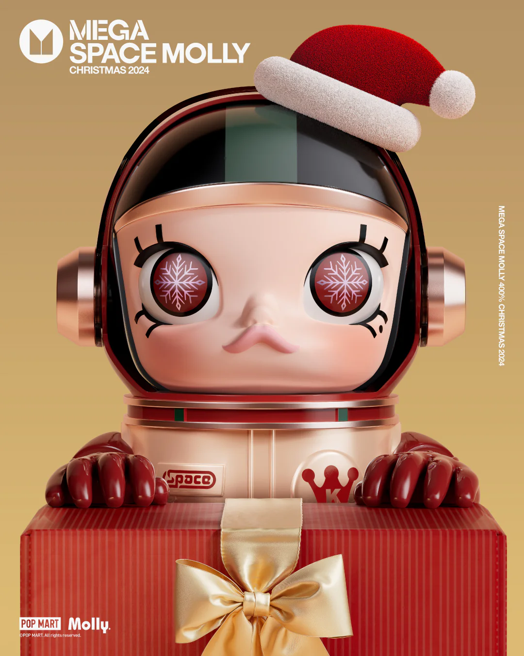 POP MART MEGA SPACE MOLLY 400% Christmas 2024
