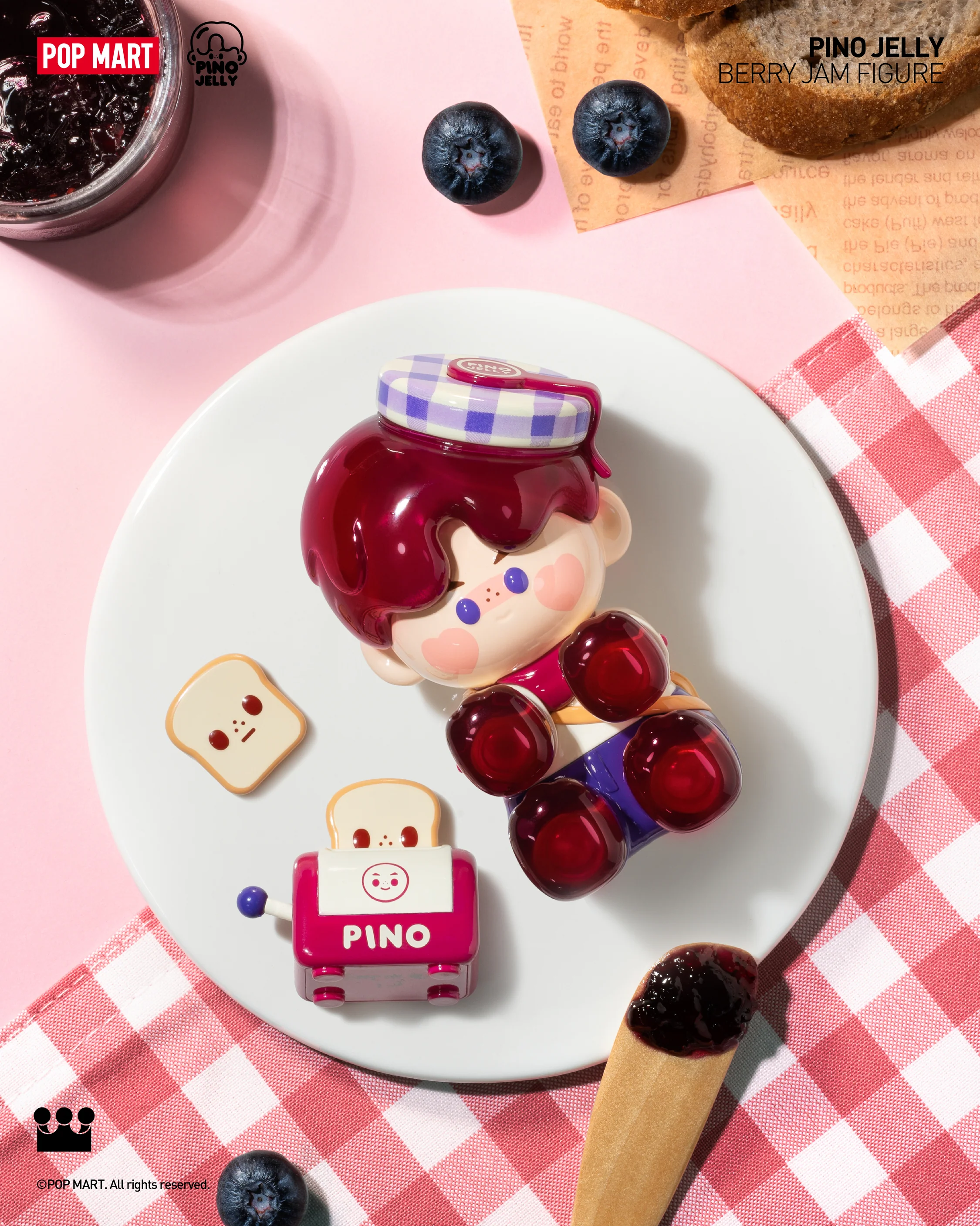 POP MART PINO JELLY Berry Jam Figure