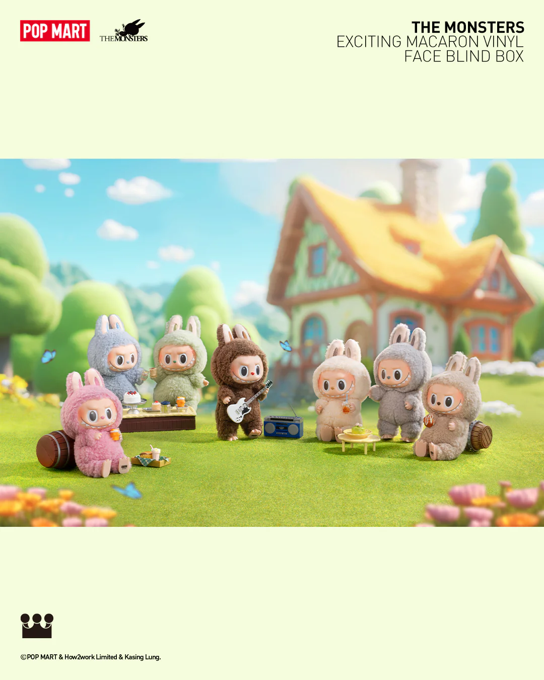 POP MART The Monsters Tasty Macarons Series - Vinyl Face Blind Box