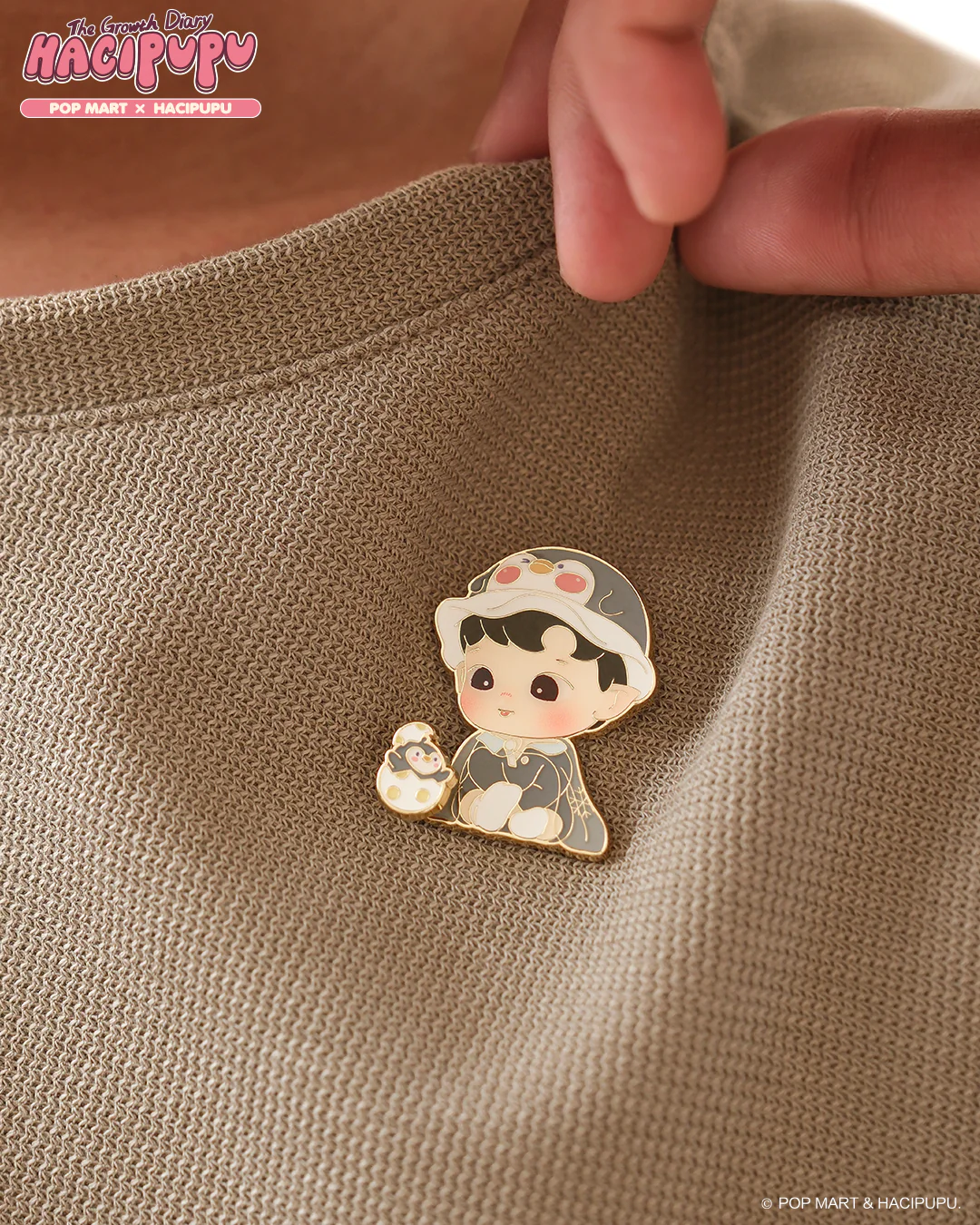 POP MART Hacipupu The Growth Diary Series - Badge Blind Boxes