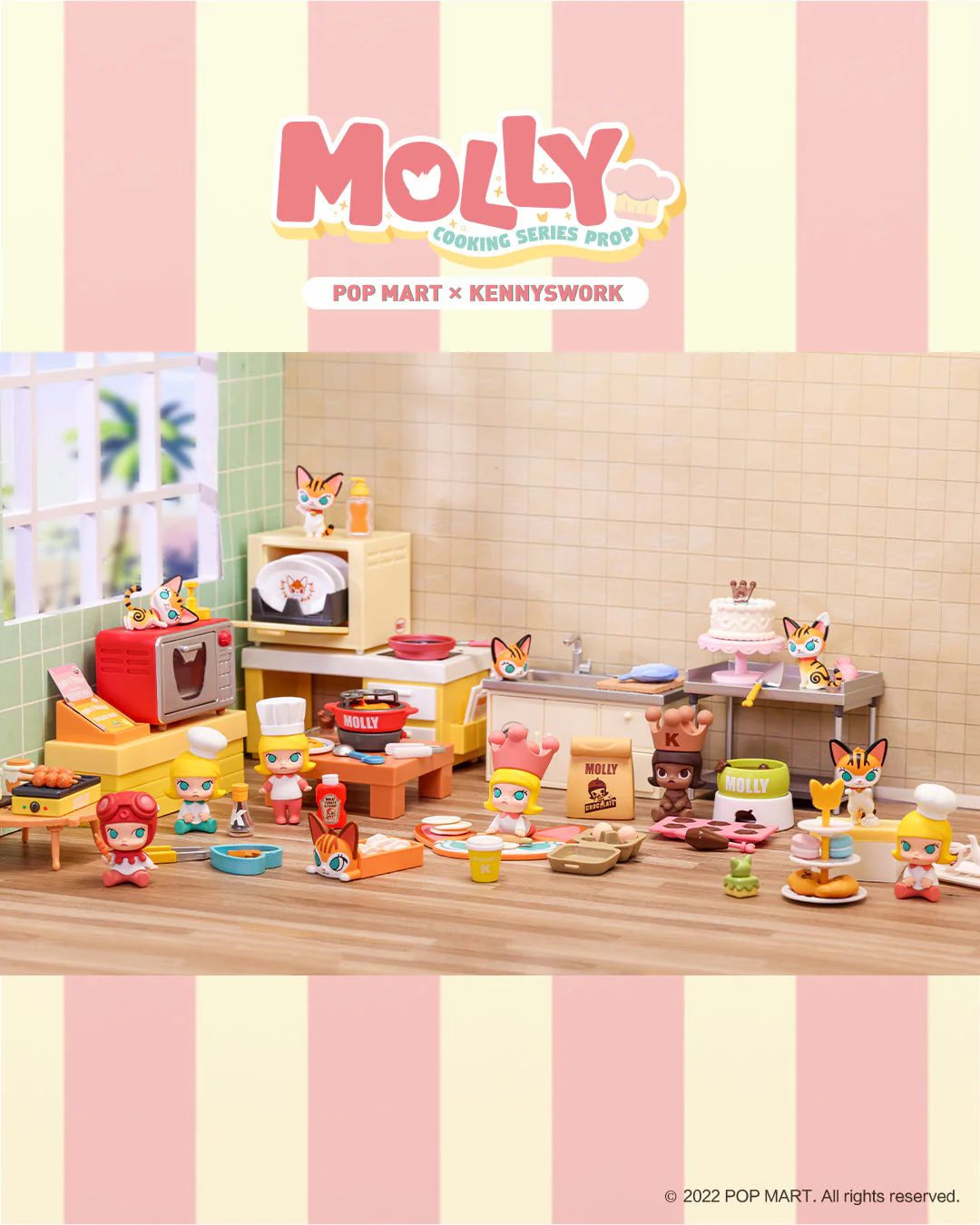 POP MART Molly Cooking Series Prop