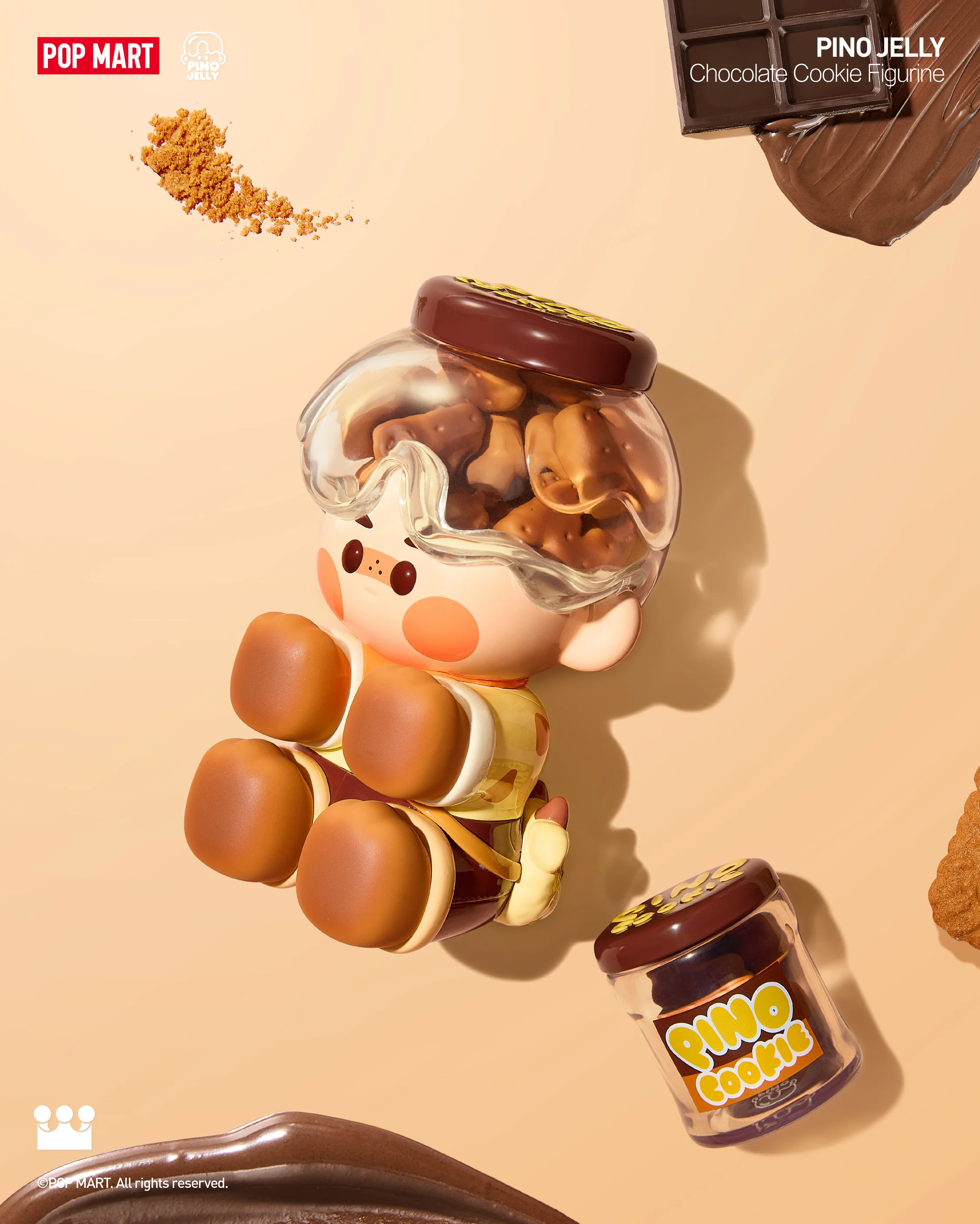 POP MART PINO JELLY Chocolate Cookie Figurine