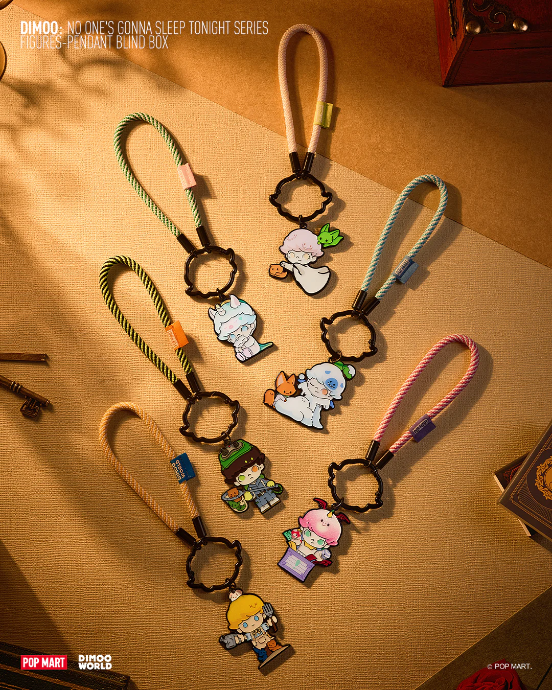 POP MART Dimoo No One's Gonna Sleep Tonight Series - Pendant Individual Blind Box