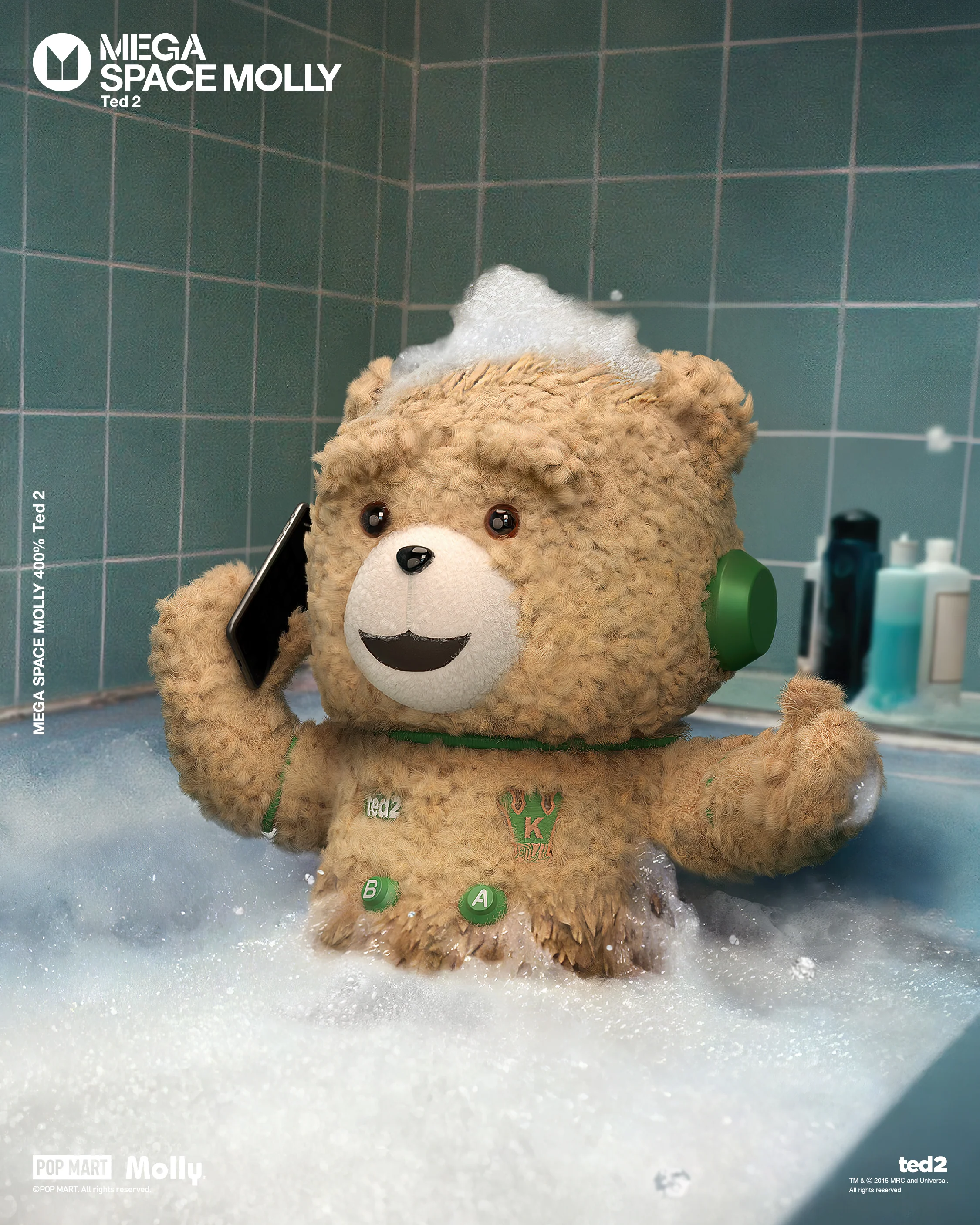 POP MART MEGA SPACE MOLLY 400% Ted 2