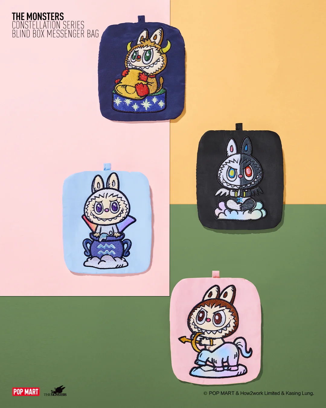 POP MART The Monsters Constellation Series - Messenger Bag Individual Blind Box