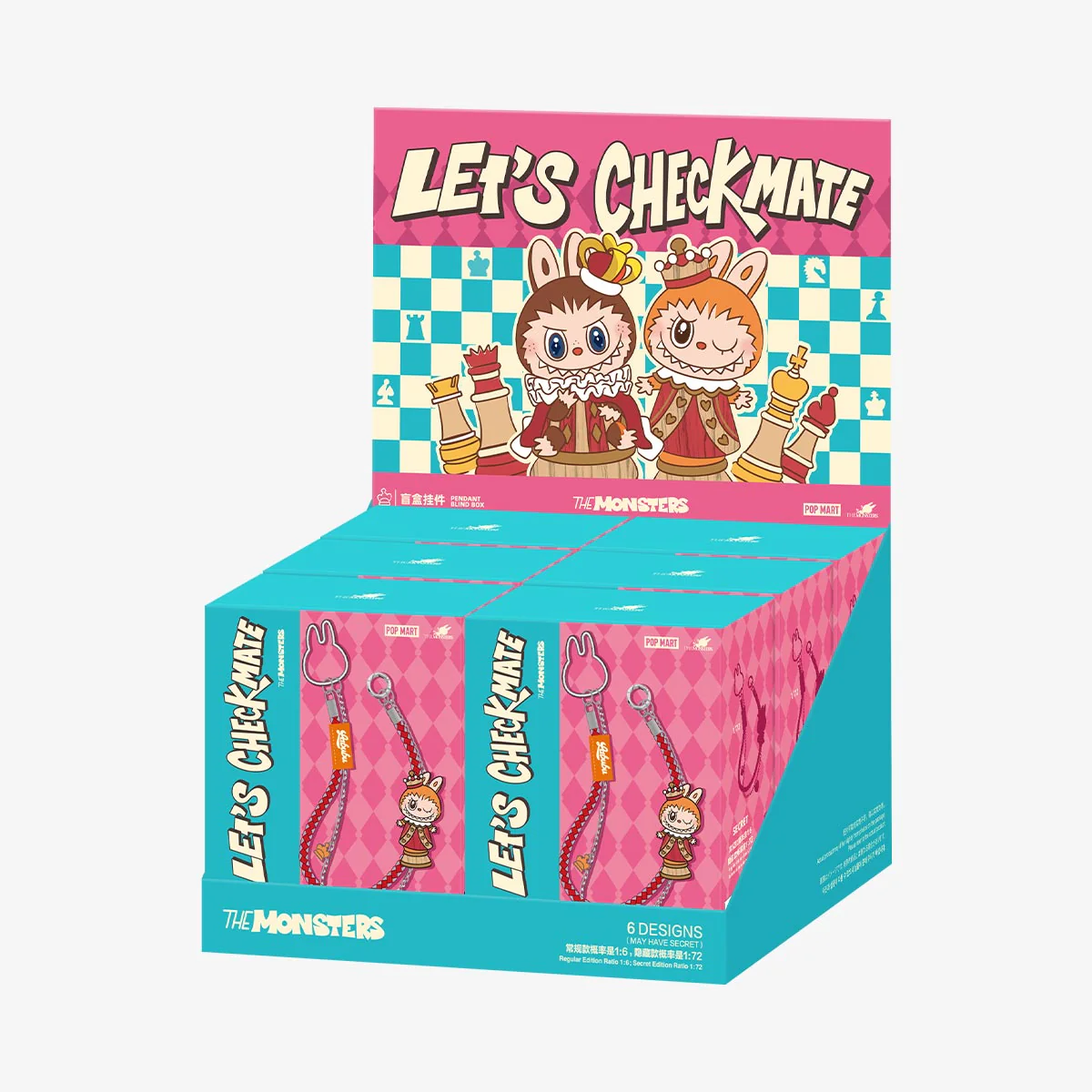 THE MONSTERS Let's Checkmate Series-Pendant Blind Box