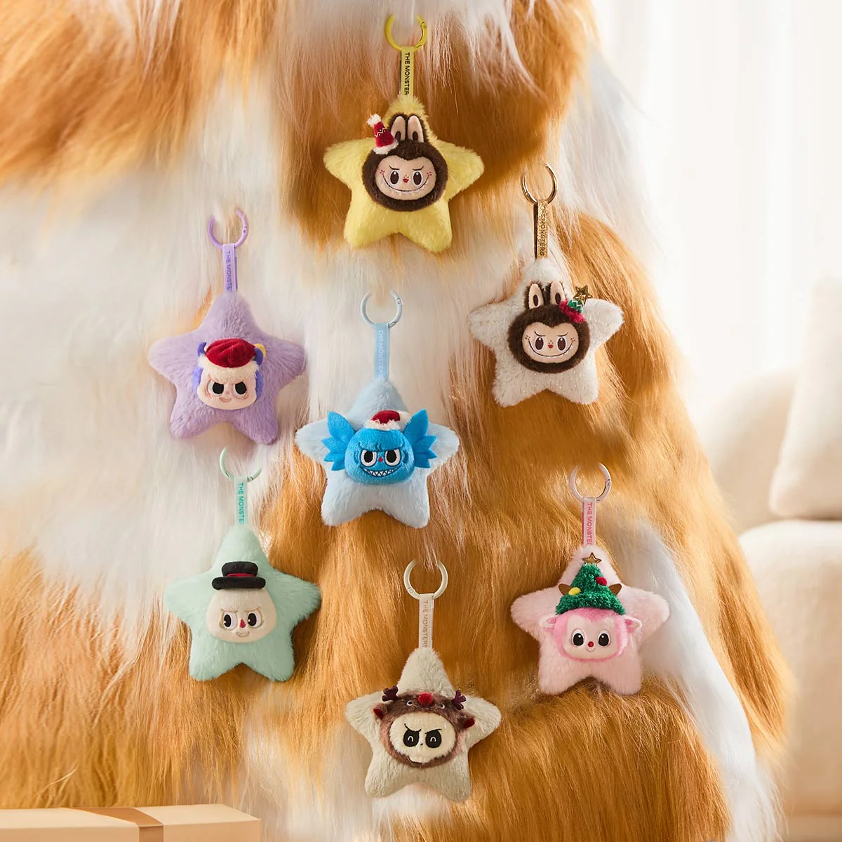 POP MART Labubu The Monsters Classic Series Sparkly Plush Pendant Sealed Case blind box