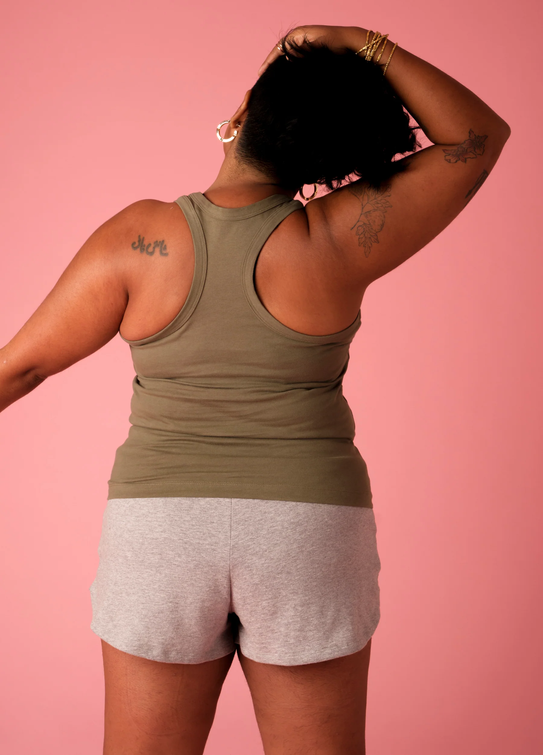 Moss Racerback Tank Top