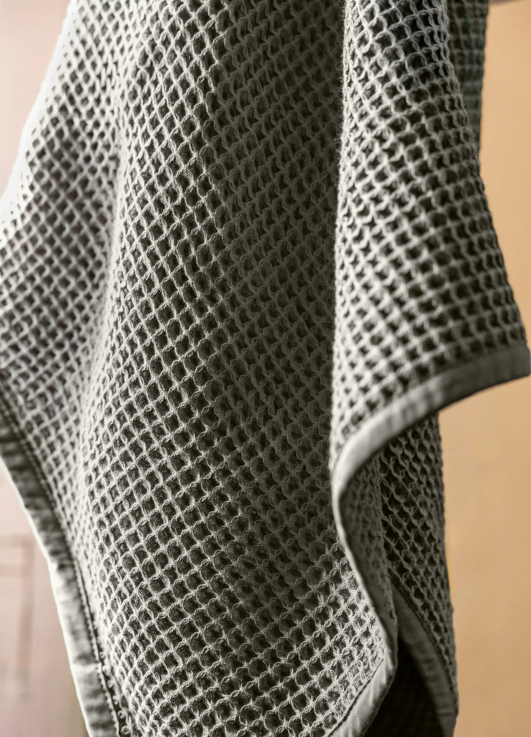 Emerald Waffle Bath Towel