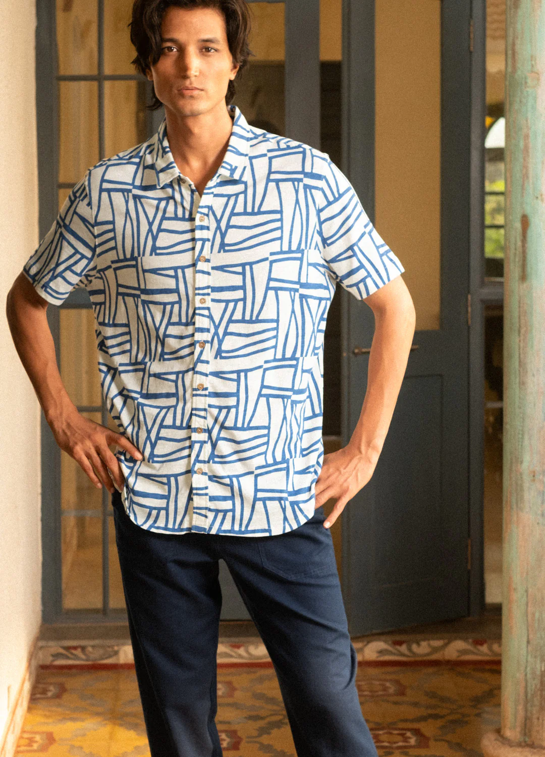 Nautic Half-Sleeve Shirt