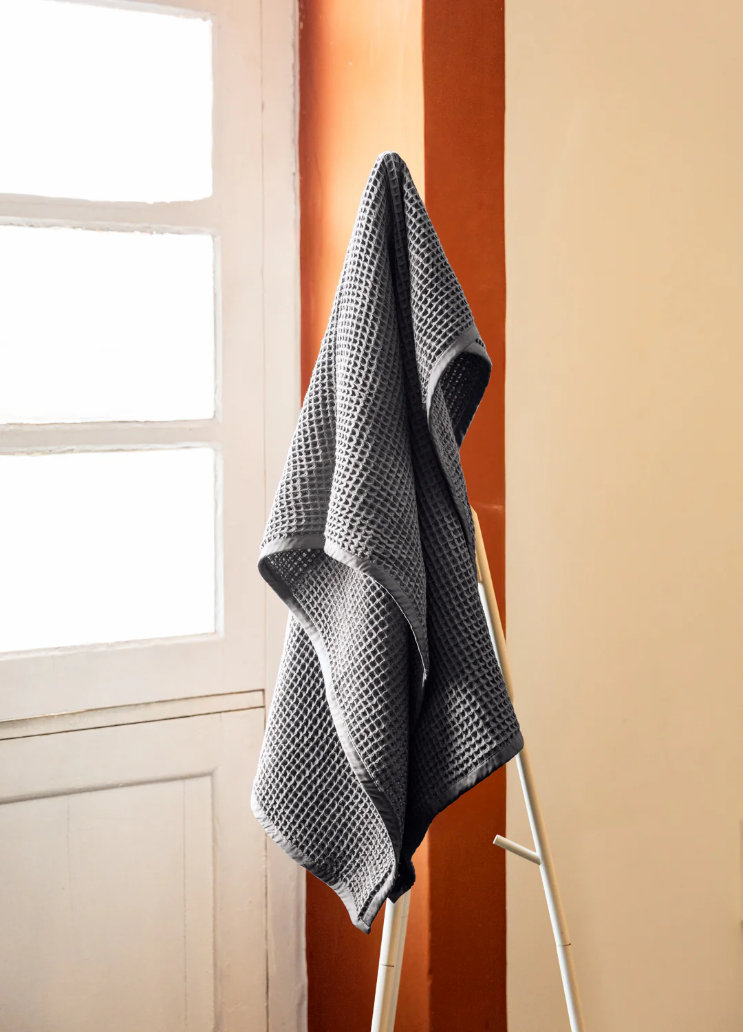 Sapphire Waffle Bath Towel