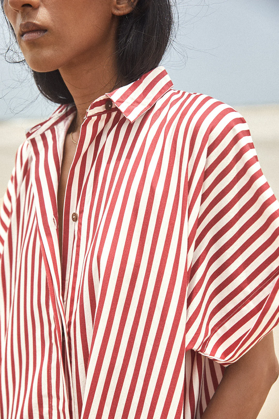 Ruby Striped Shirt Dress