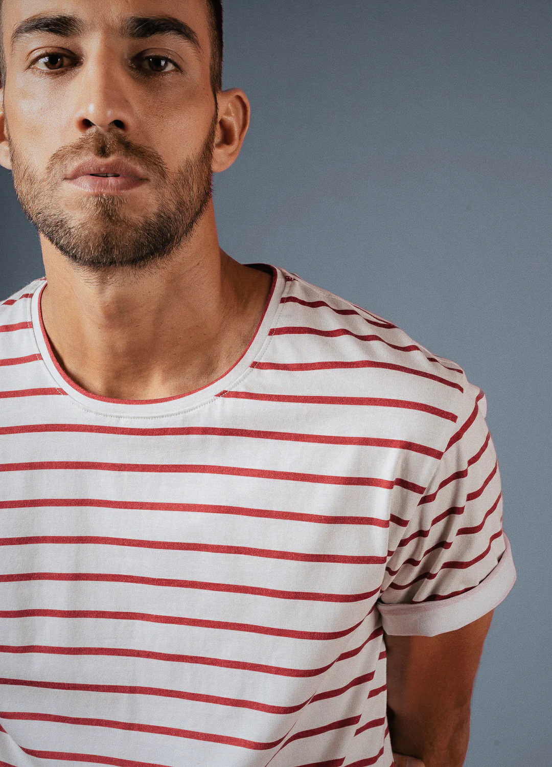Ruby Stripe Classic Tee