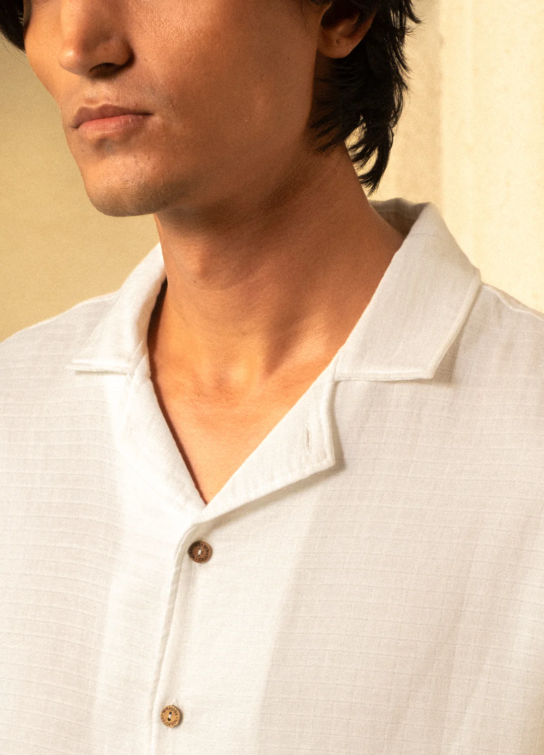 Coconut Milk Cuban Shirt