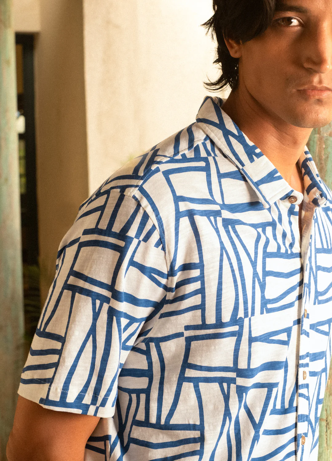 Nautic Half-Sleeve Shirt