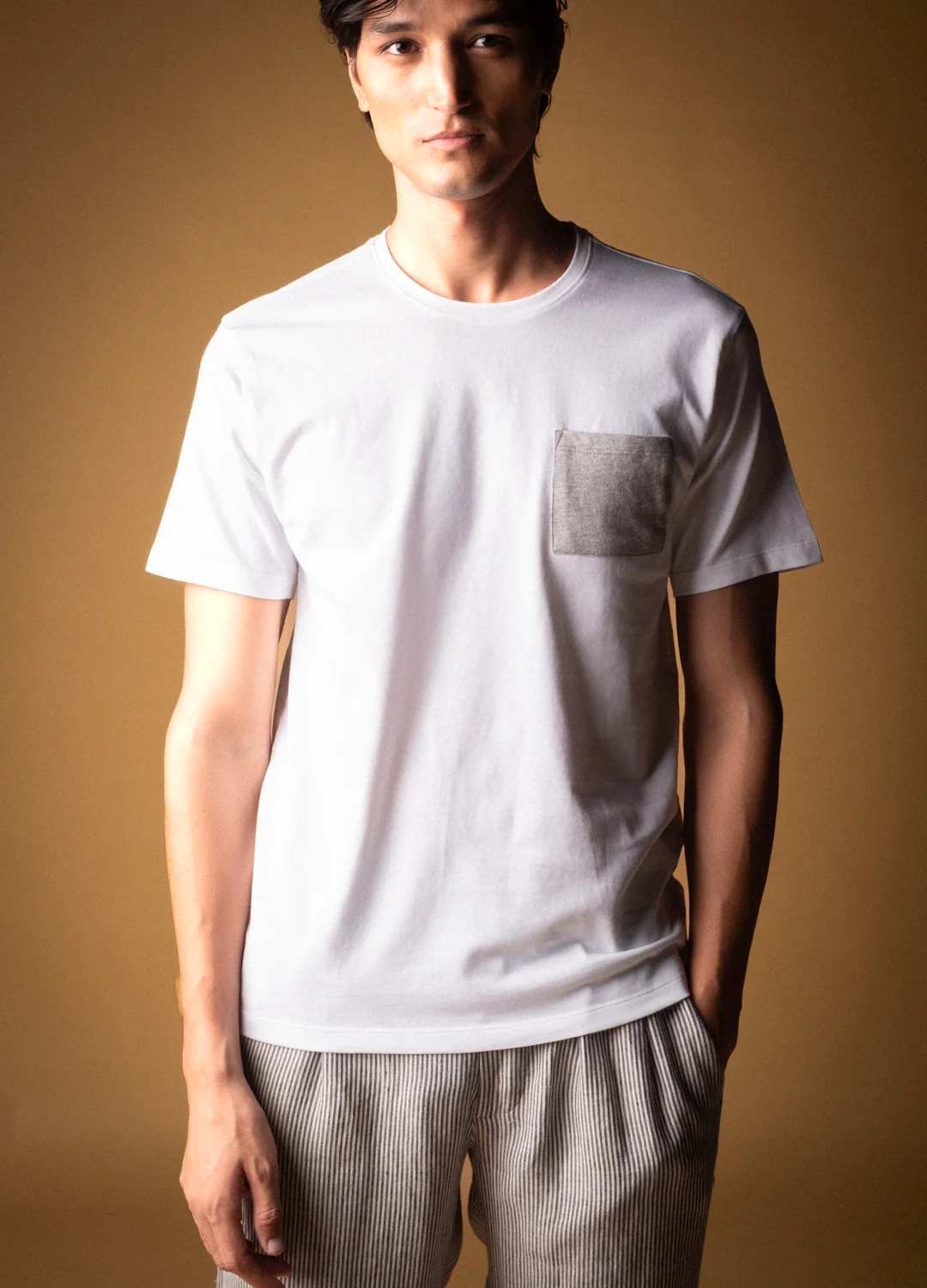White Pocket Tee