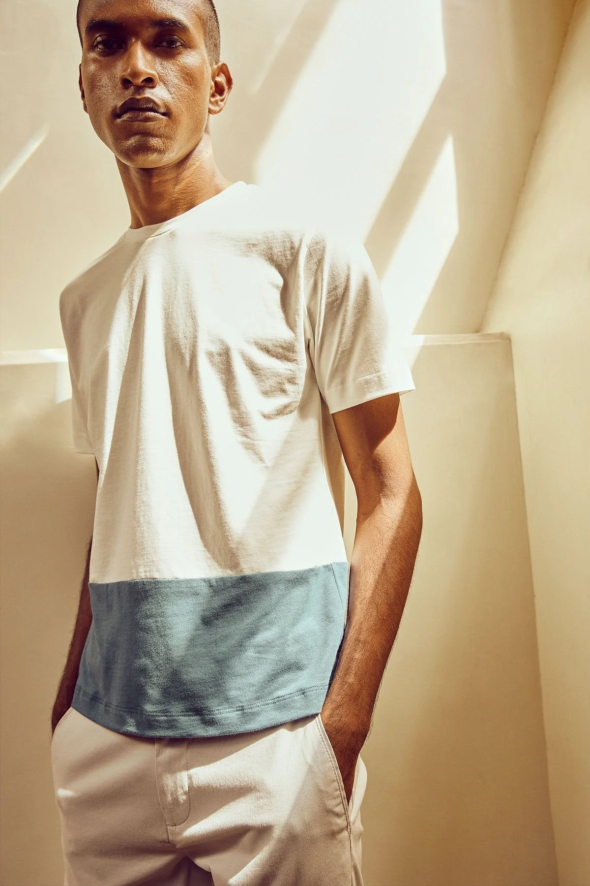 Ocean Colour-Block Tee