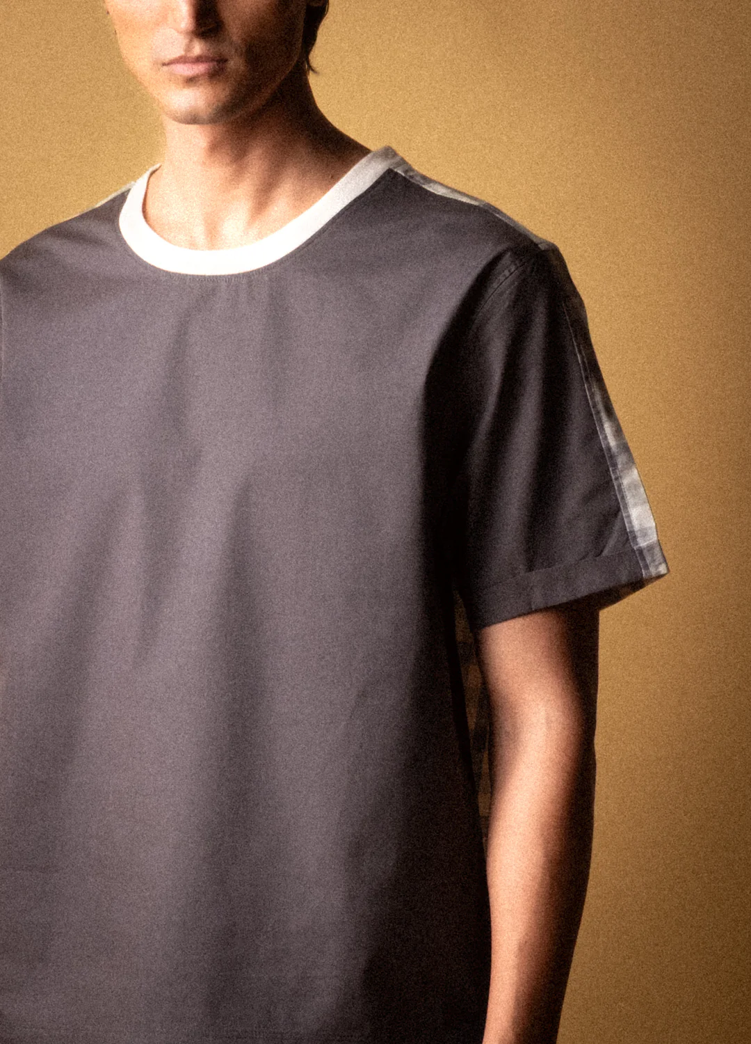 Charcoal Split Everyday Tee