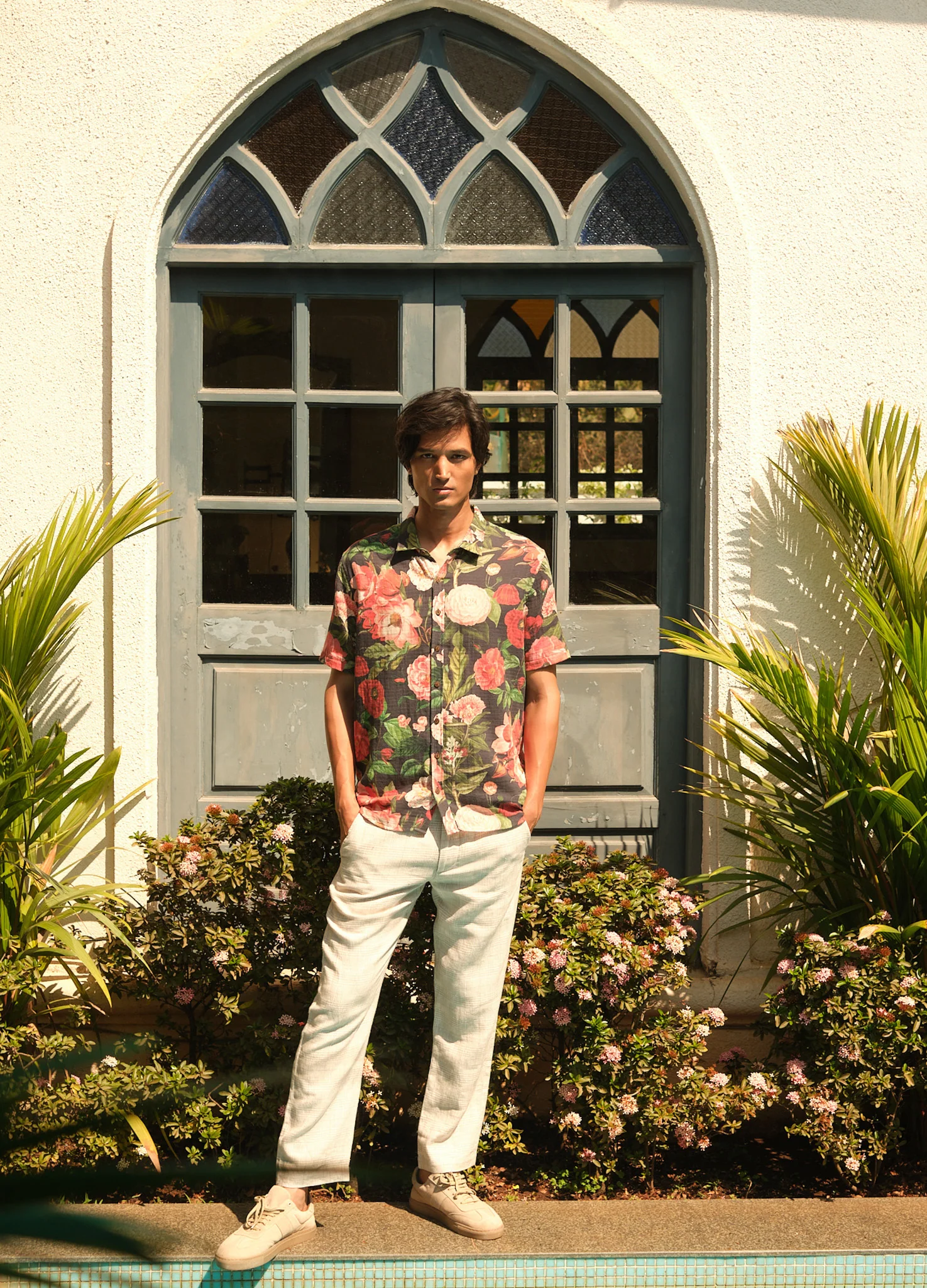 Scarlet Half-Sleeve Shirt