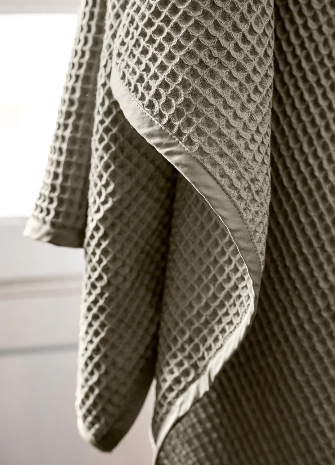 Jade Waffle Bath Towel