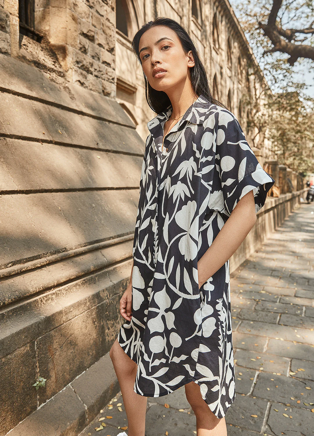 Garden Shirt Dress