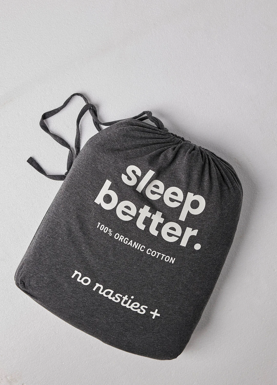 Charcoal Jersey Bedsheet Set