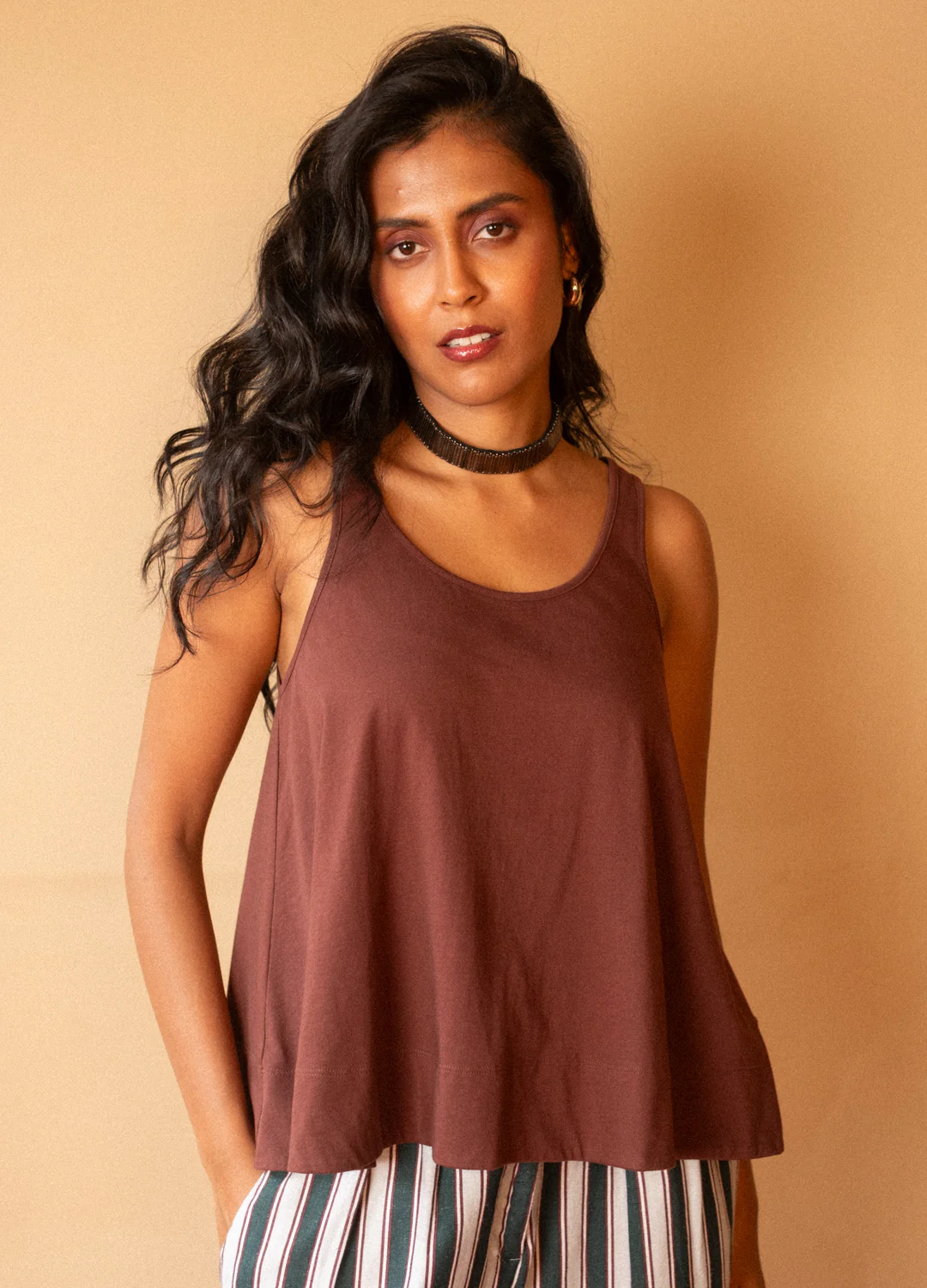 Espresso Flared Tank