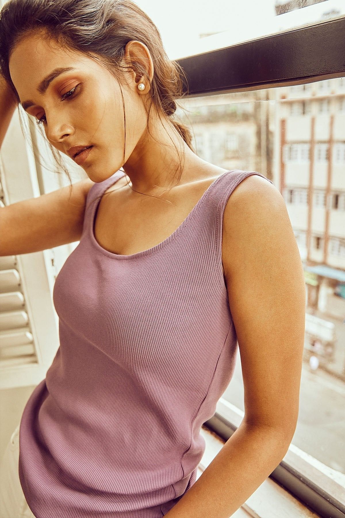 Grape Wide-Neck Tank