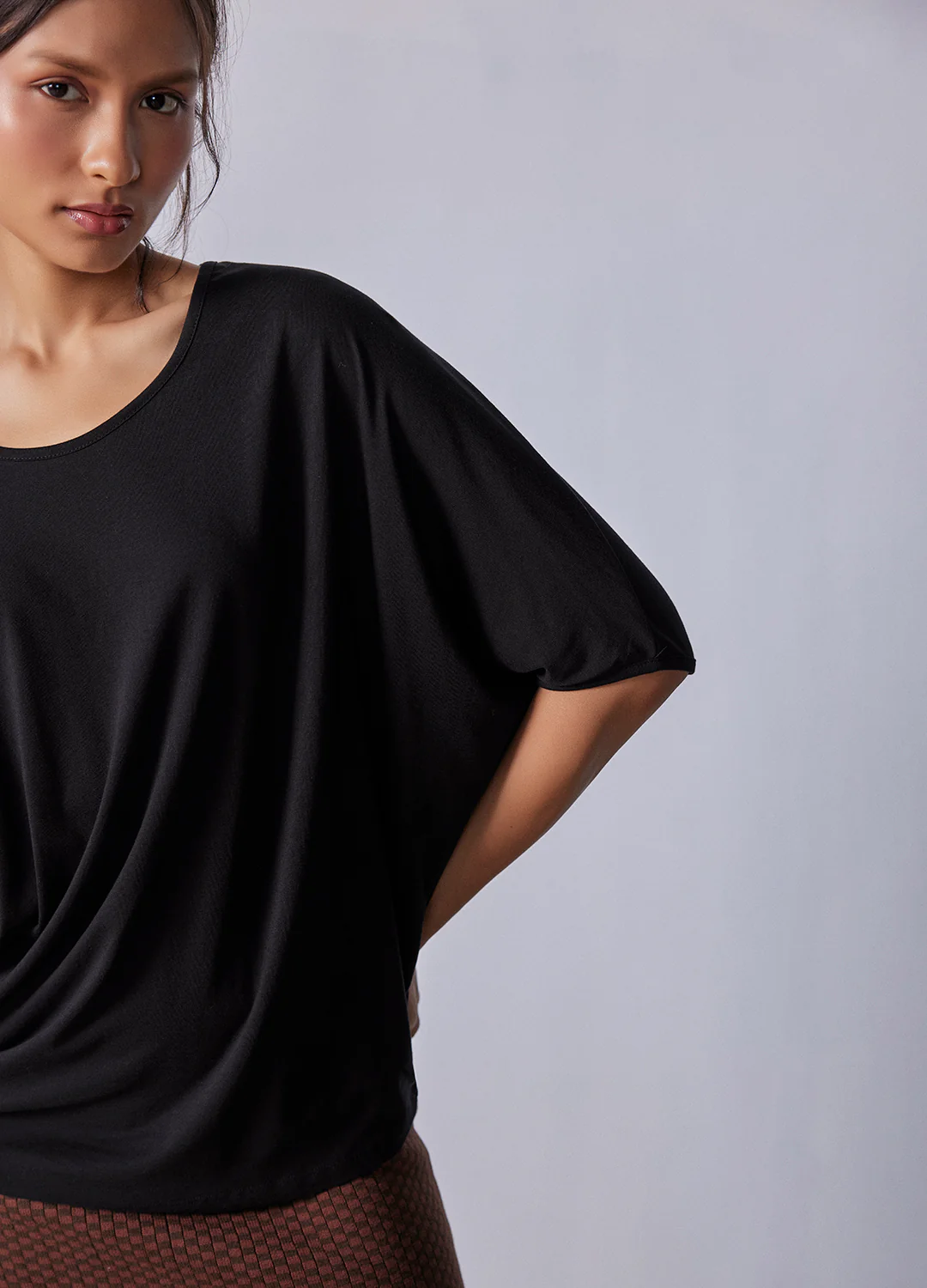Black Drape Top