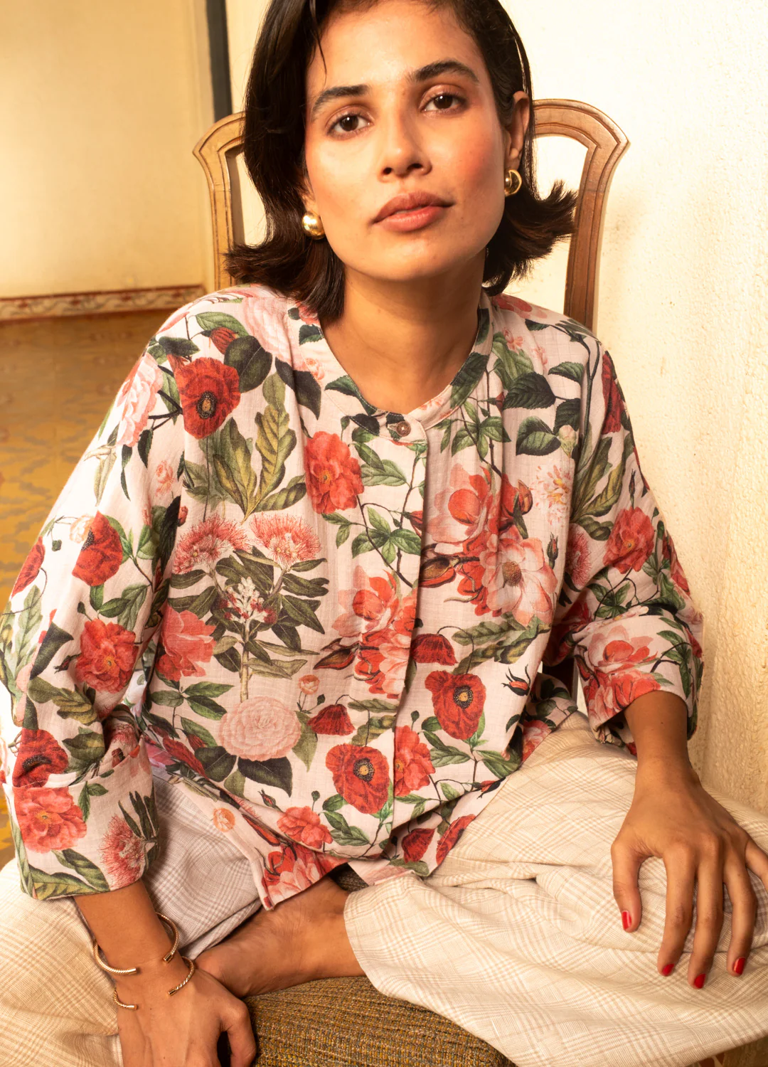 Poppy Kimono Shirt