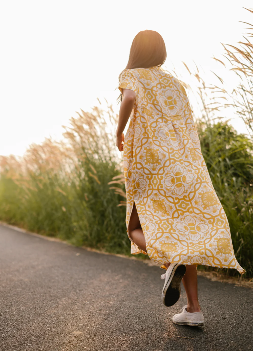 Azul Gold Shirt Kaftan