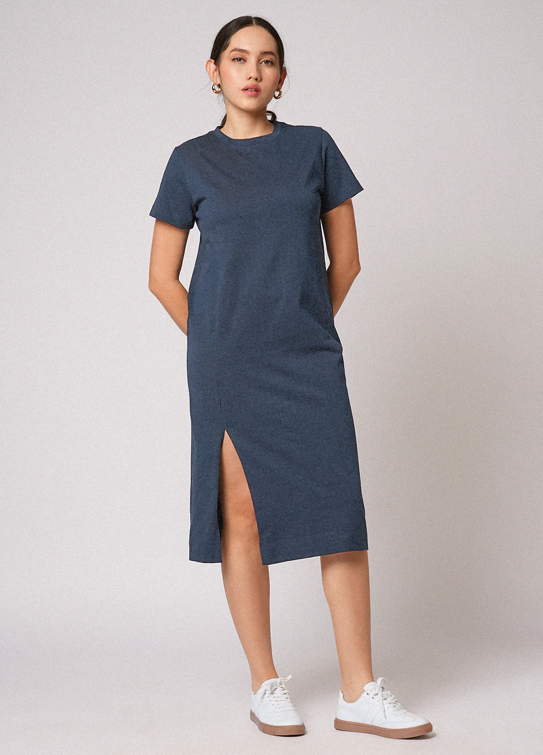 Indigo T-Shirt Midi