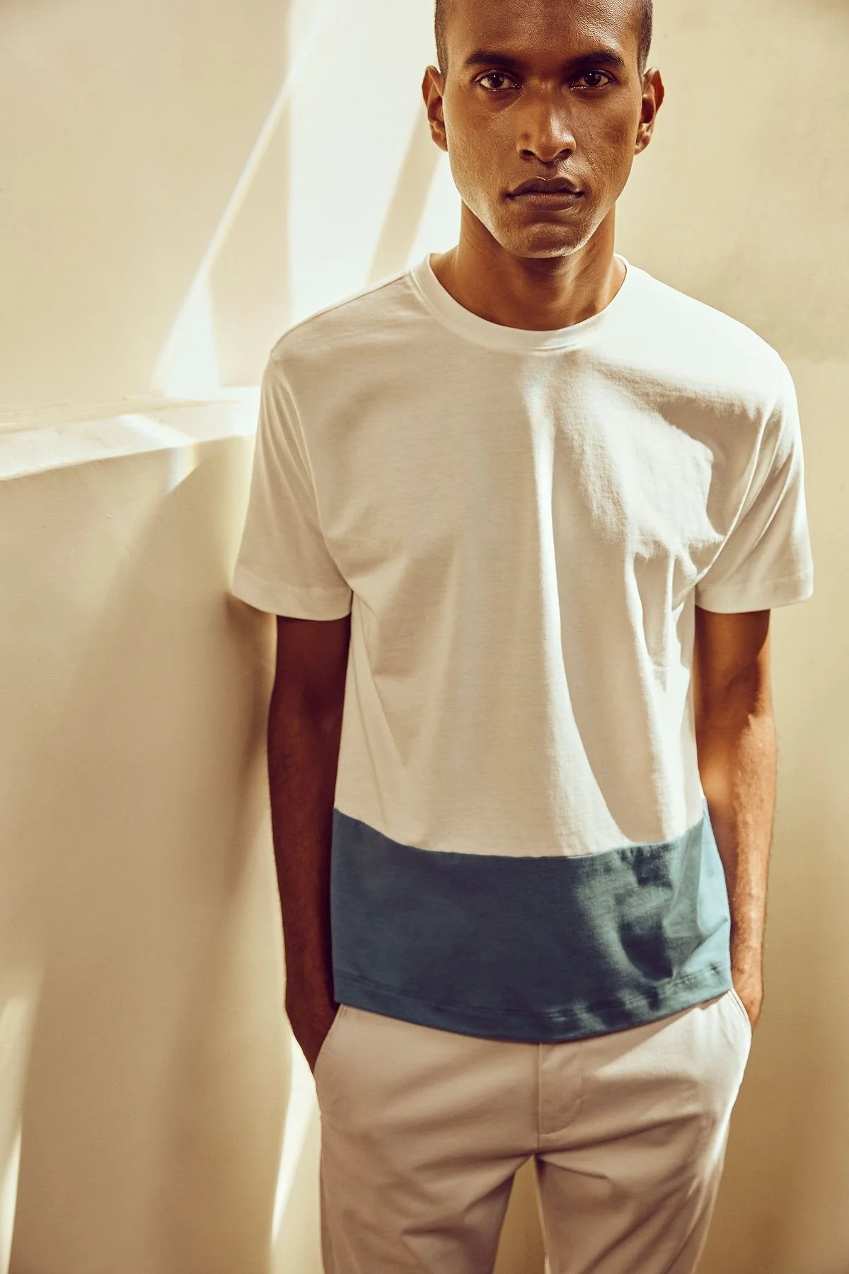 Ocean Colour-Block Tee