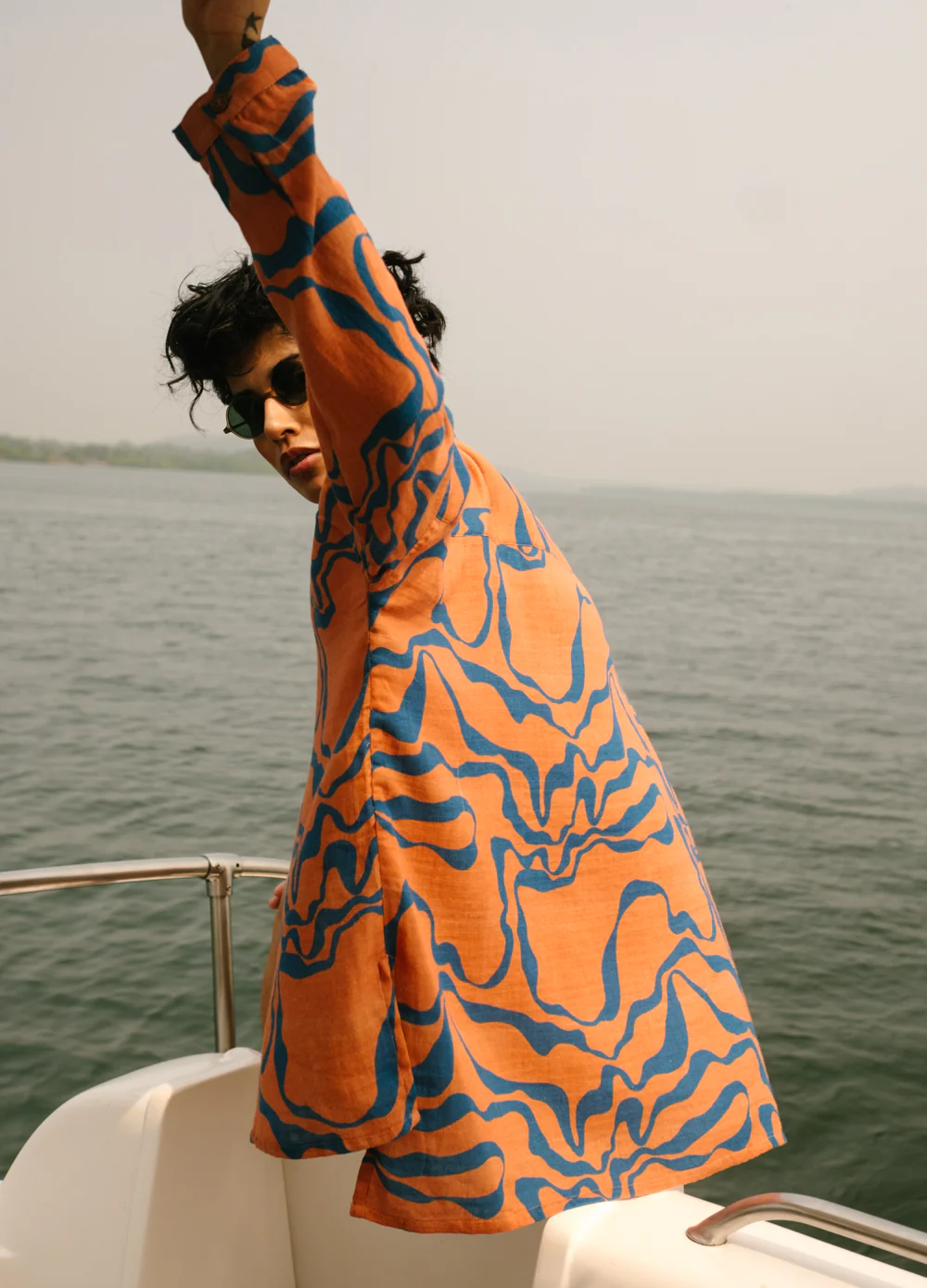 High Tide Side-Slit Shirt