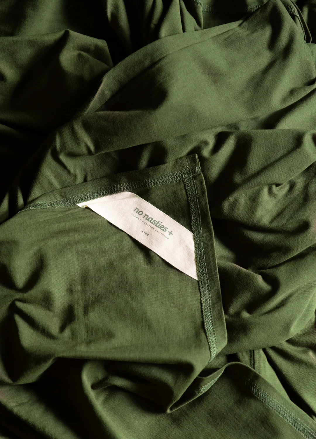 Olive Jersey Bedsheet Set