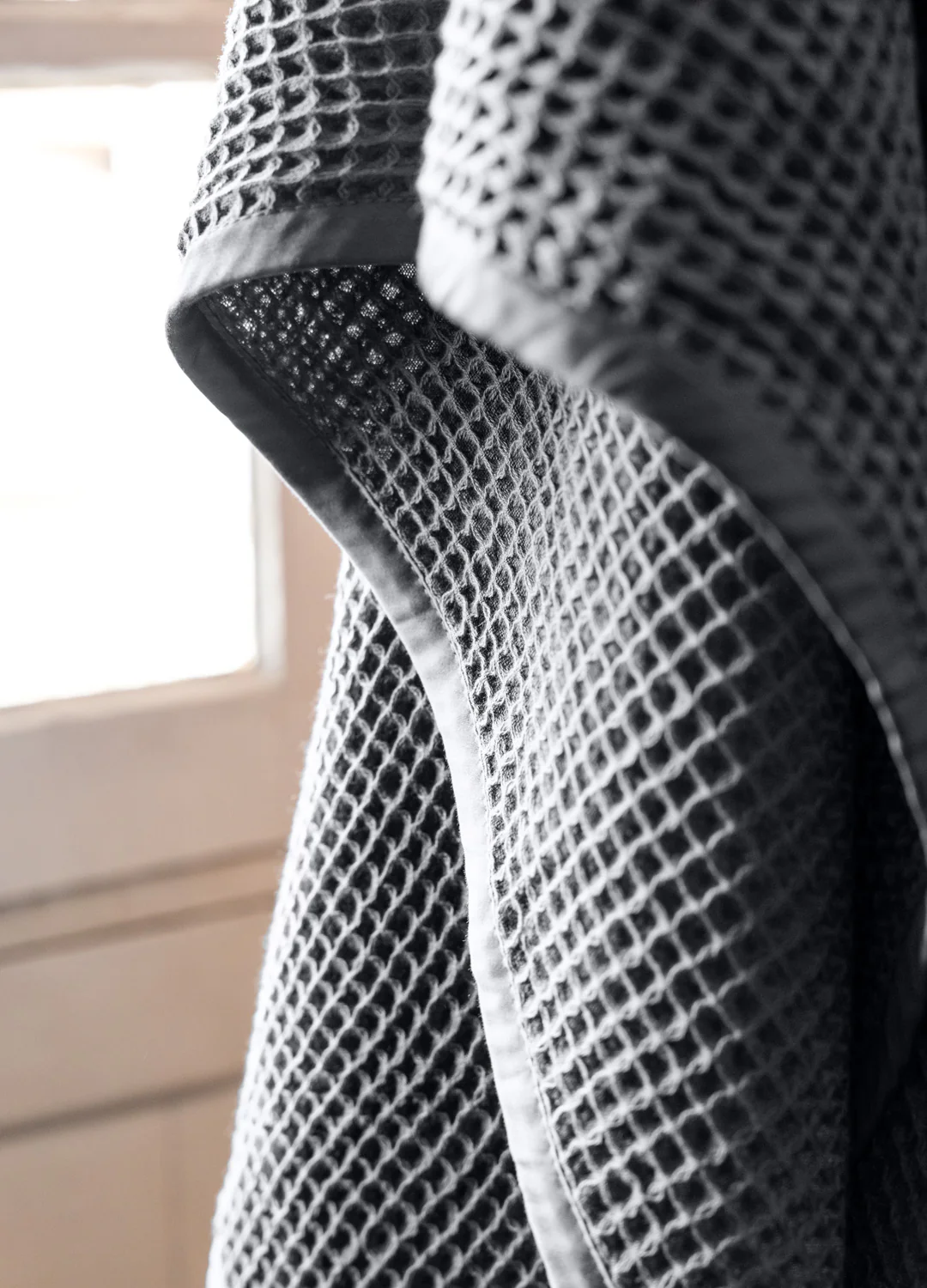 Sapphire Waffle Bath Towel