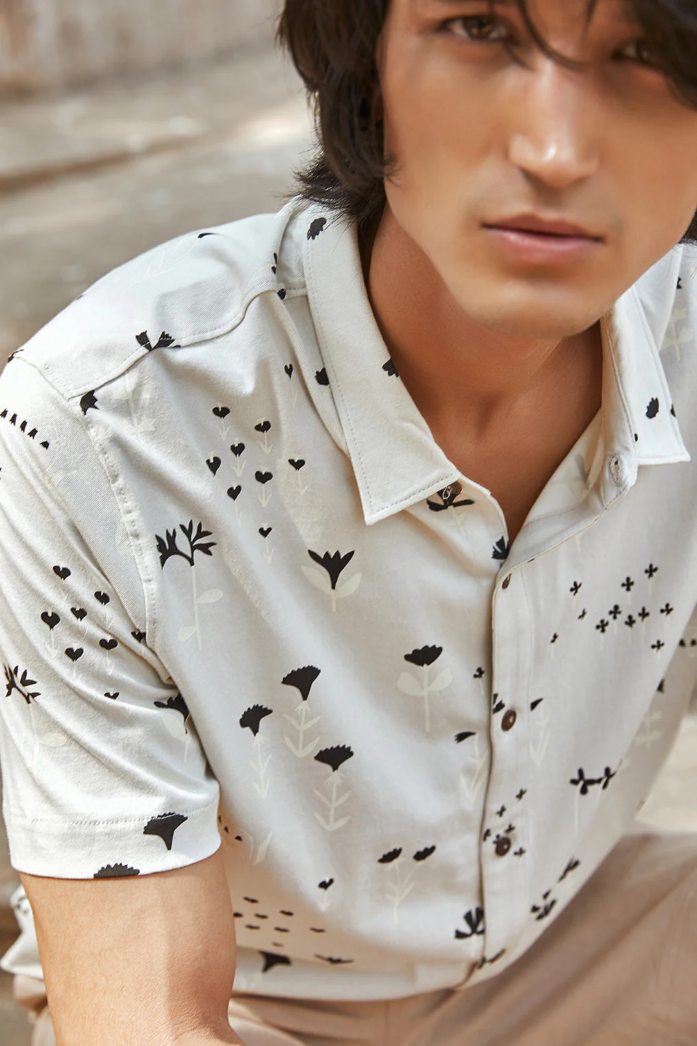 Flora Half-Sleeve Shirt