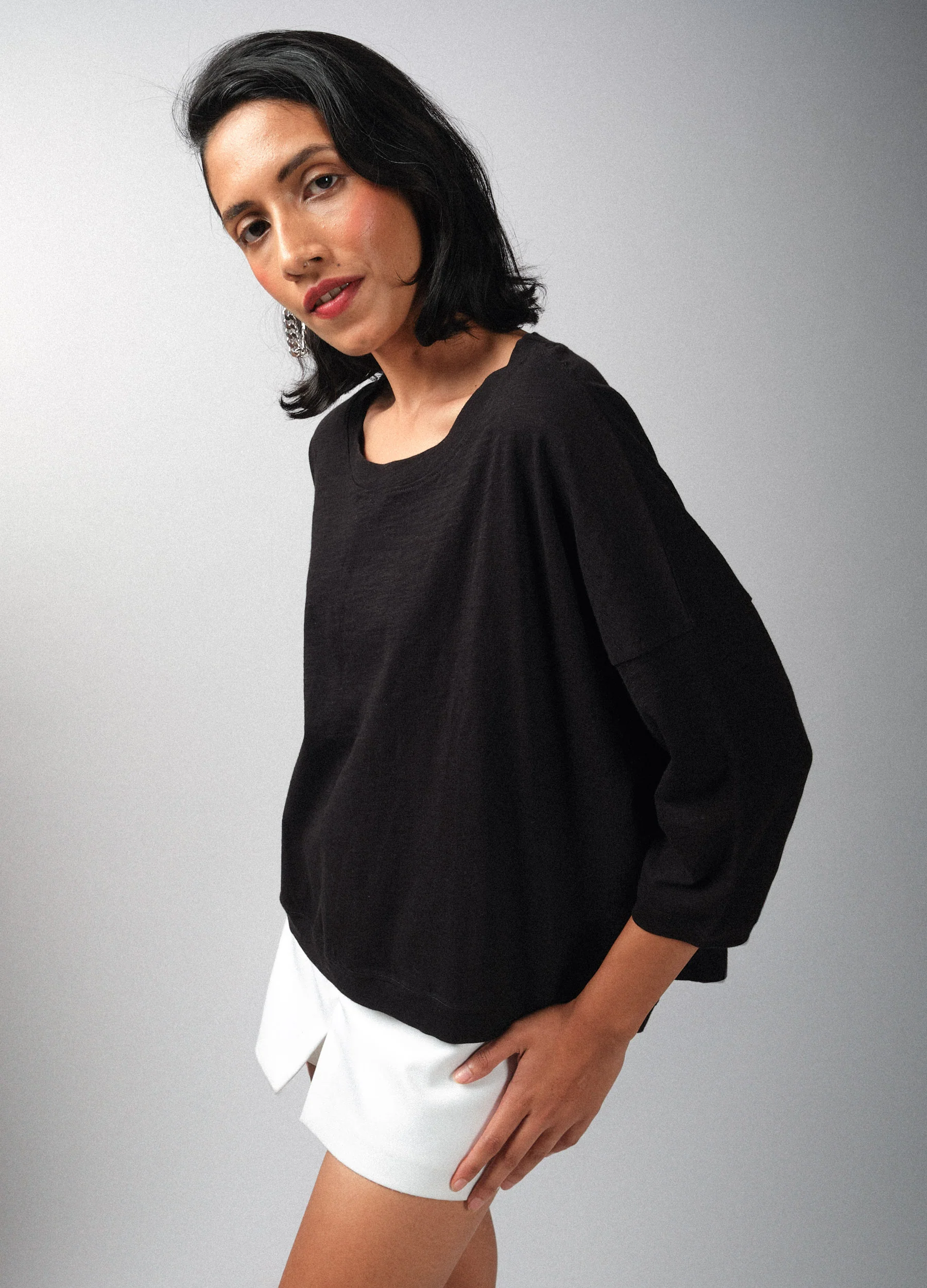 Black Unisize Top
